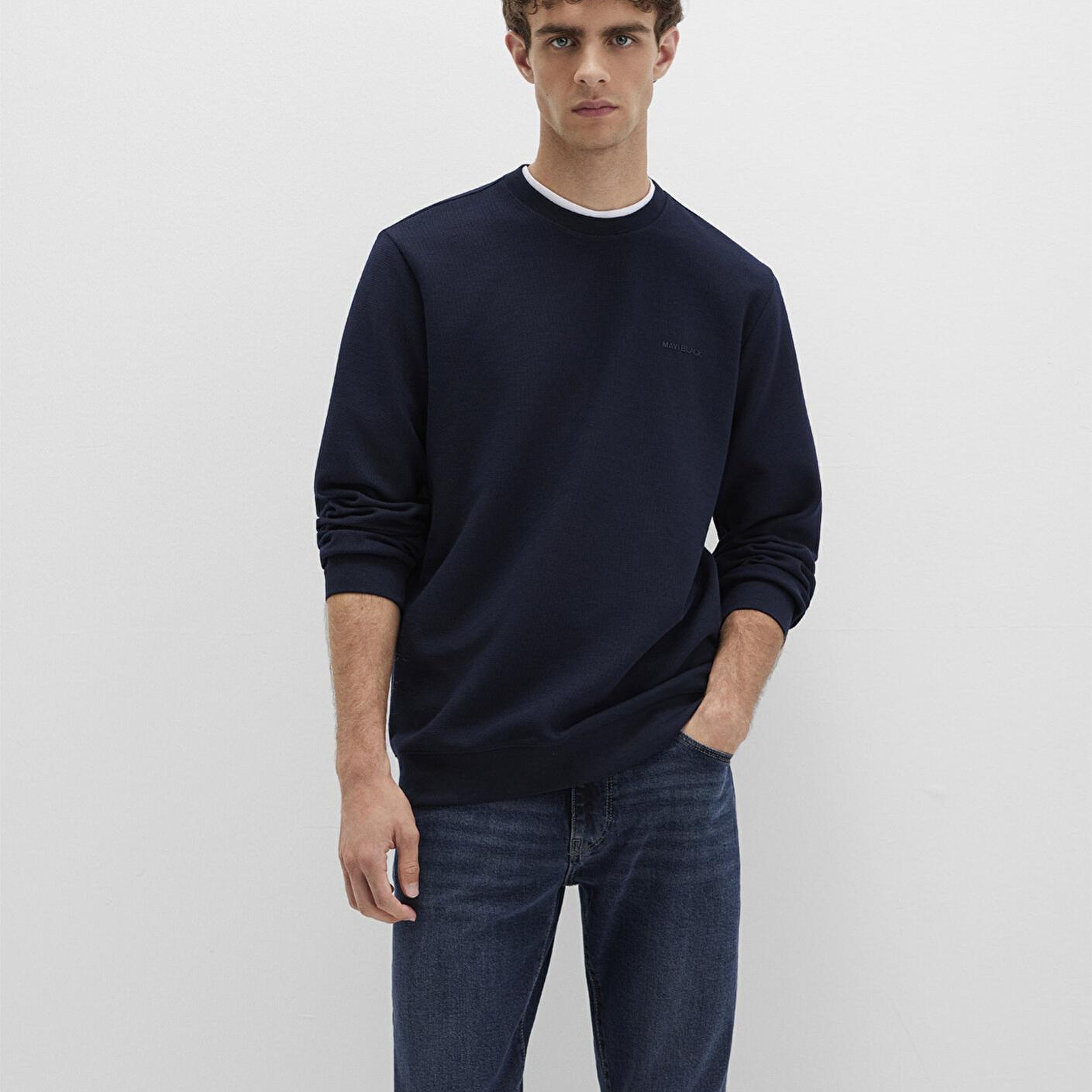 Mavi Mavi Black Lacivert Sweatshirt 0S10480-80872