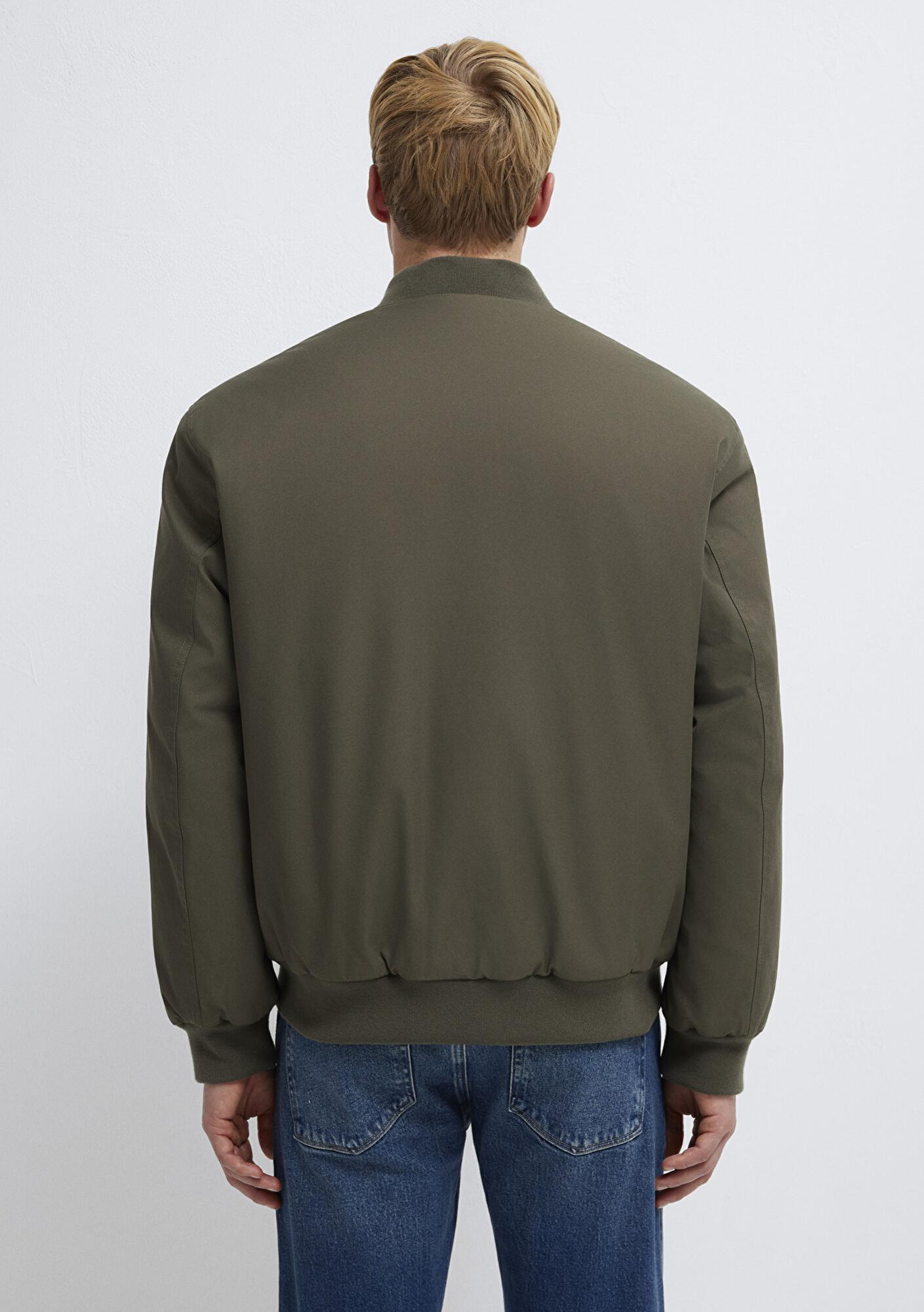 Mavi Mavi Logo Nakışlı Kahverengi Ceket 0110774-87538