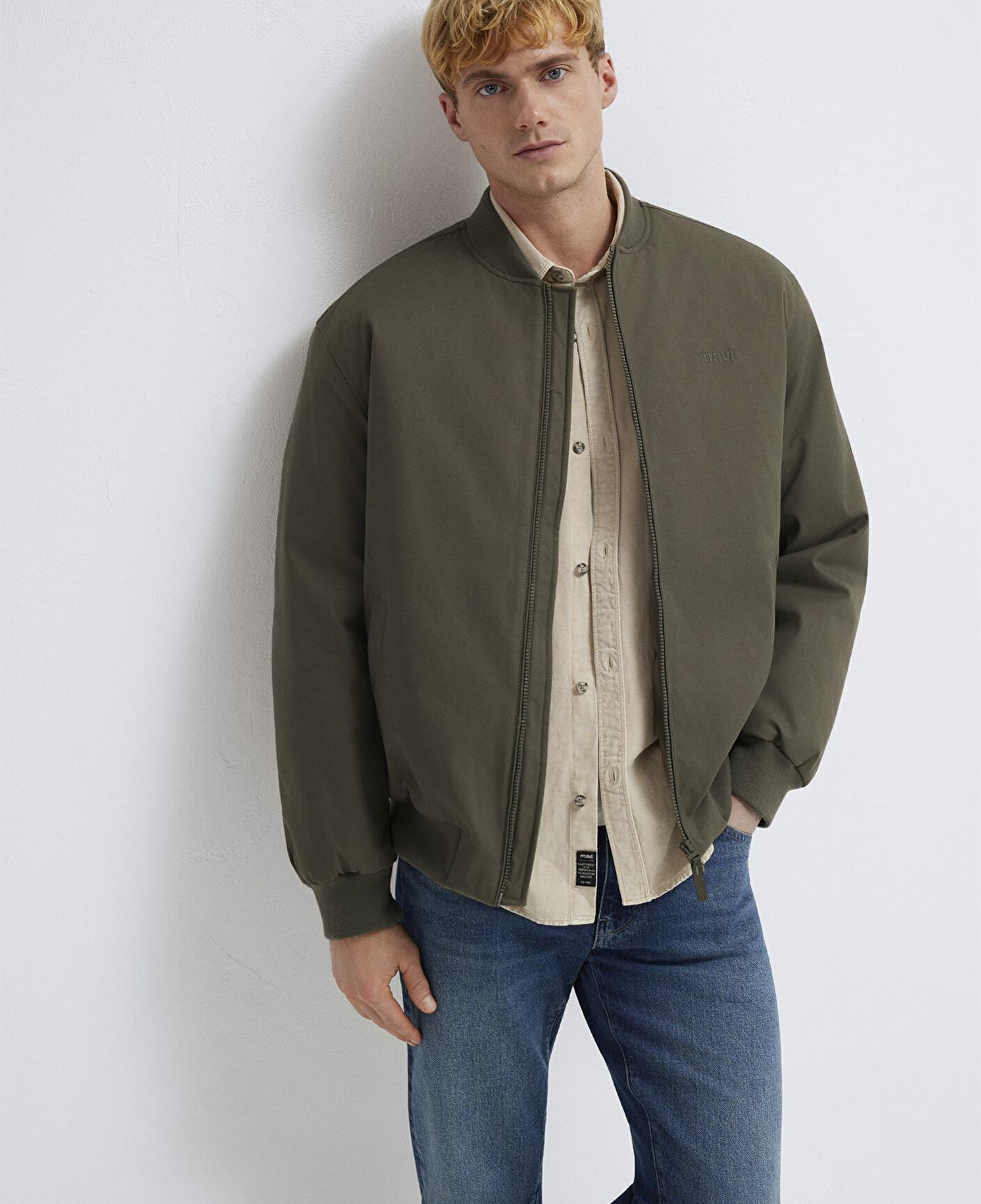 Mavi Mavi Logo Nakışlı Kahverengi Ceket 0110774-87538