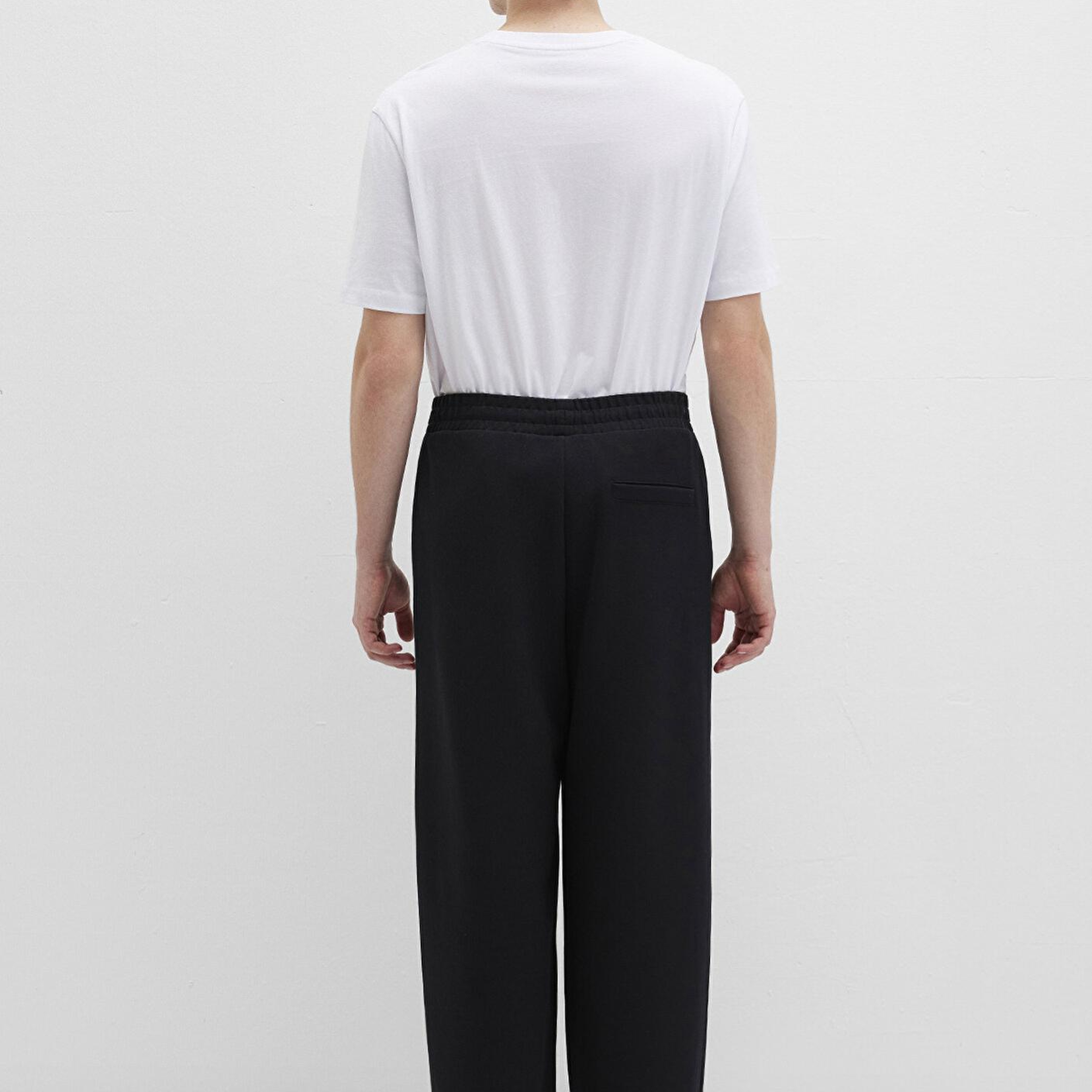 Mavi Siyah Örme İnterlok Pantolon 0010546-900