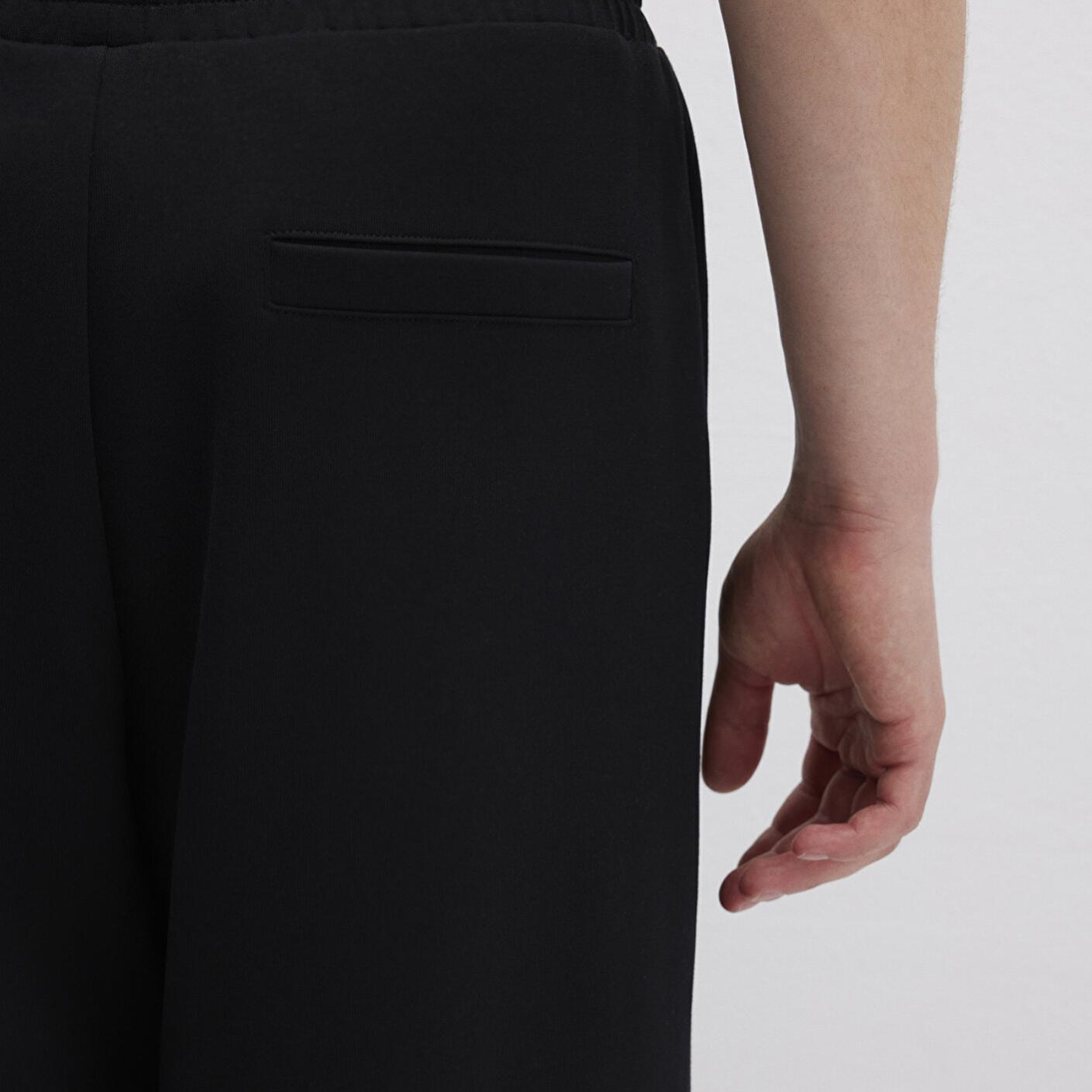 Mavi Siyah Örme İnterlok Pantolon 0010546-900