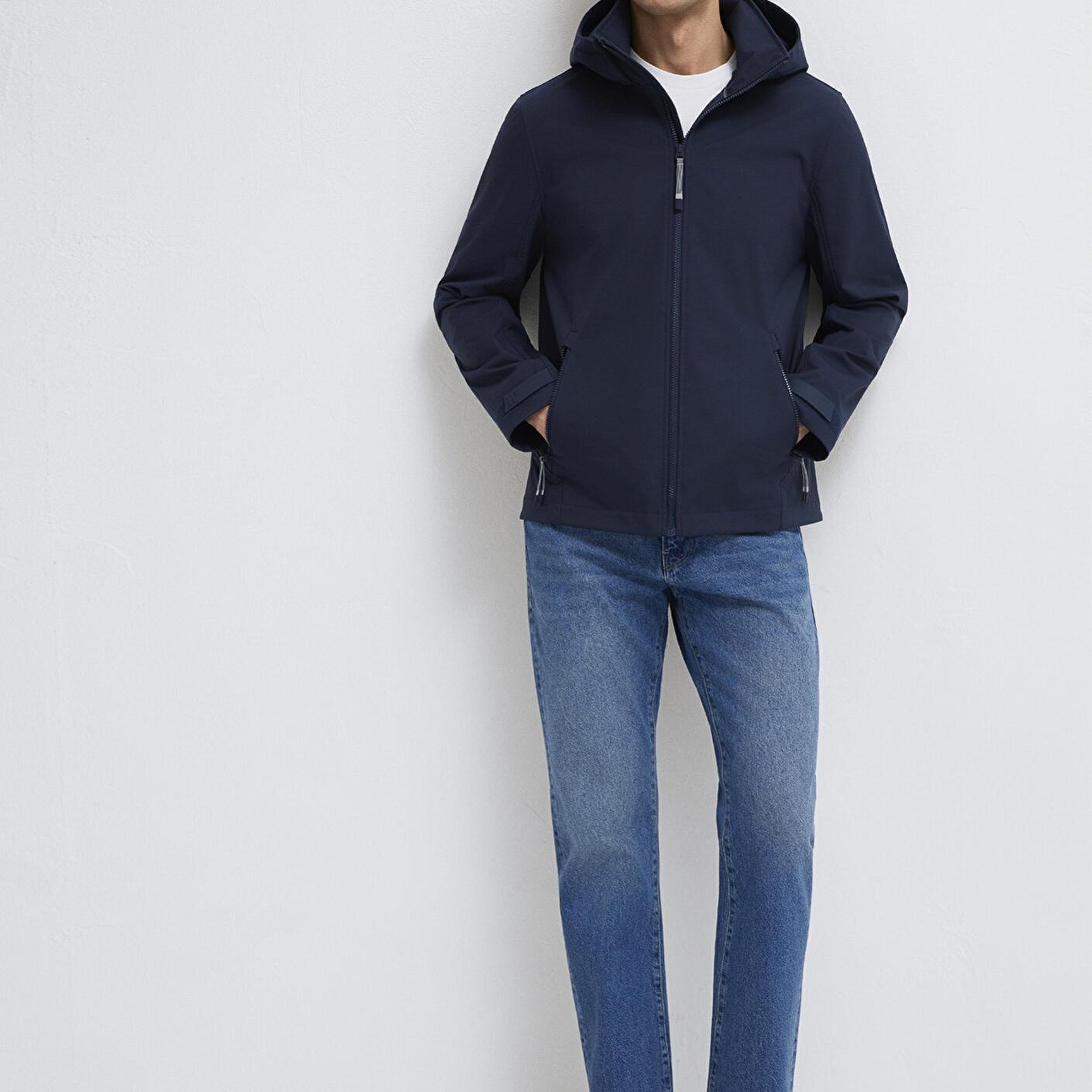 Mavi Kapüşonulu Lacivert Ceket Regular Fit / Normal Kesim 0110763-86623