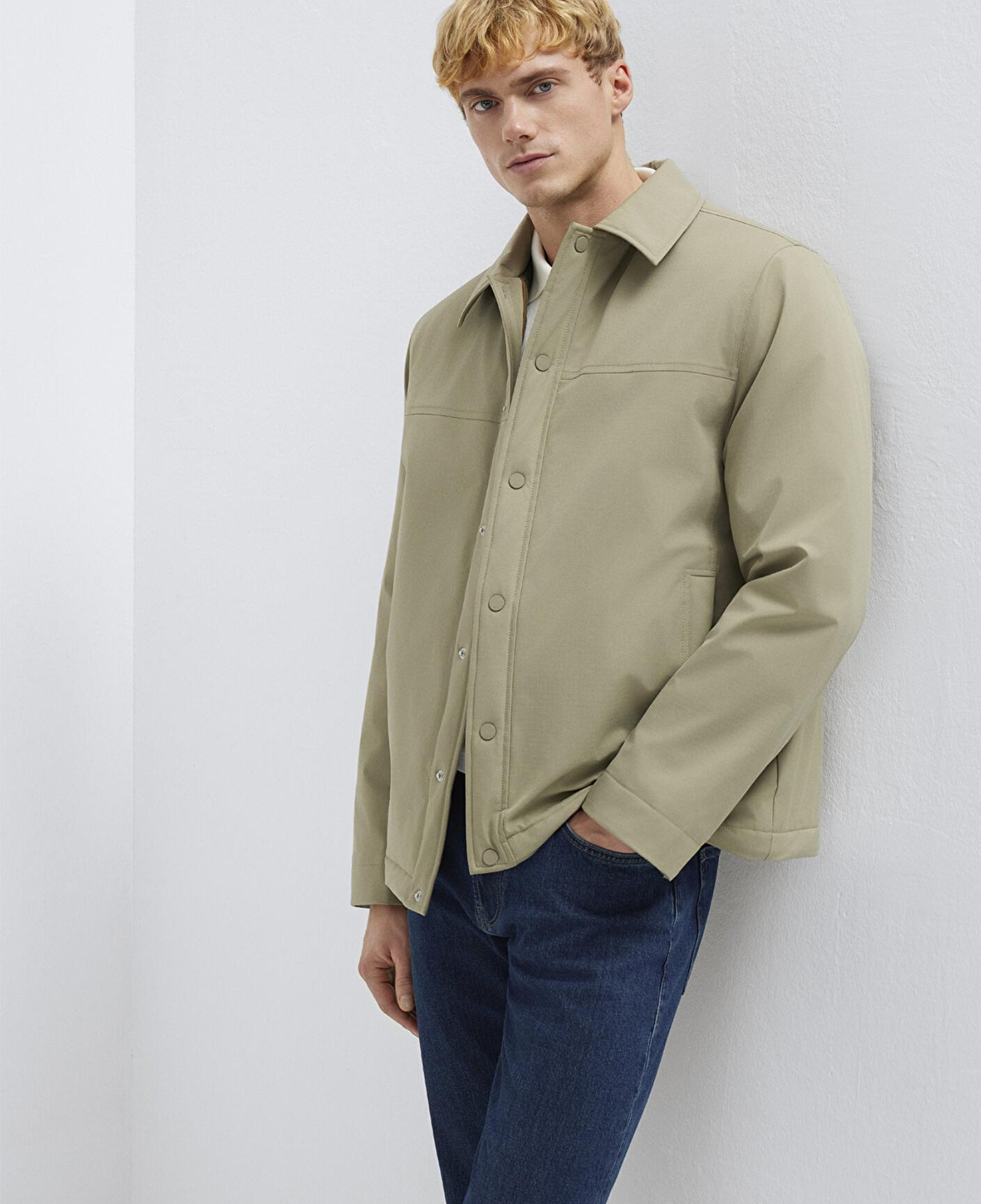 Mavi Yeşil Ceket Regular Fit / Normal Kesim 0110773-86749