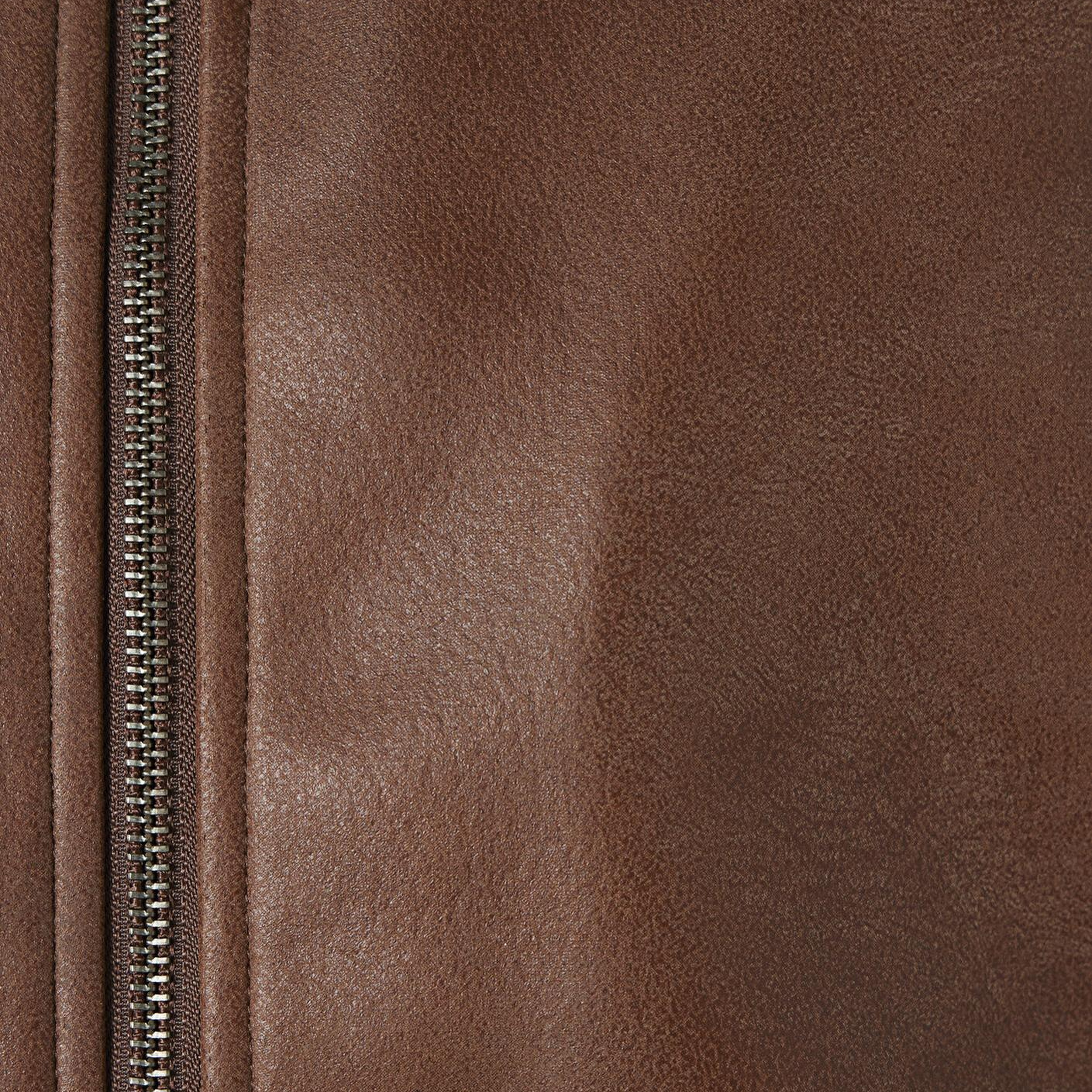 Mavi Kahverengi Suni Deri Ceket Loose Fit / Bol Rahat Kesim 0110775-70242