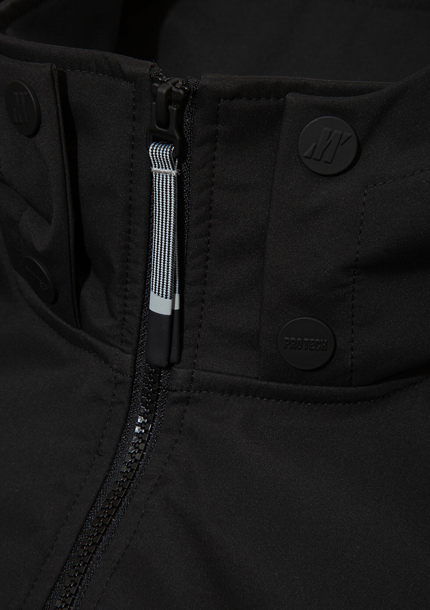 Mavi Kapüşonlu Siyah Ceket Regular Fit / Normal Kesim 0110763-71379