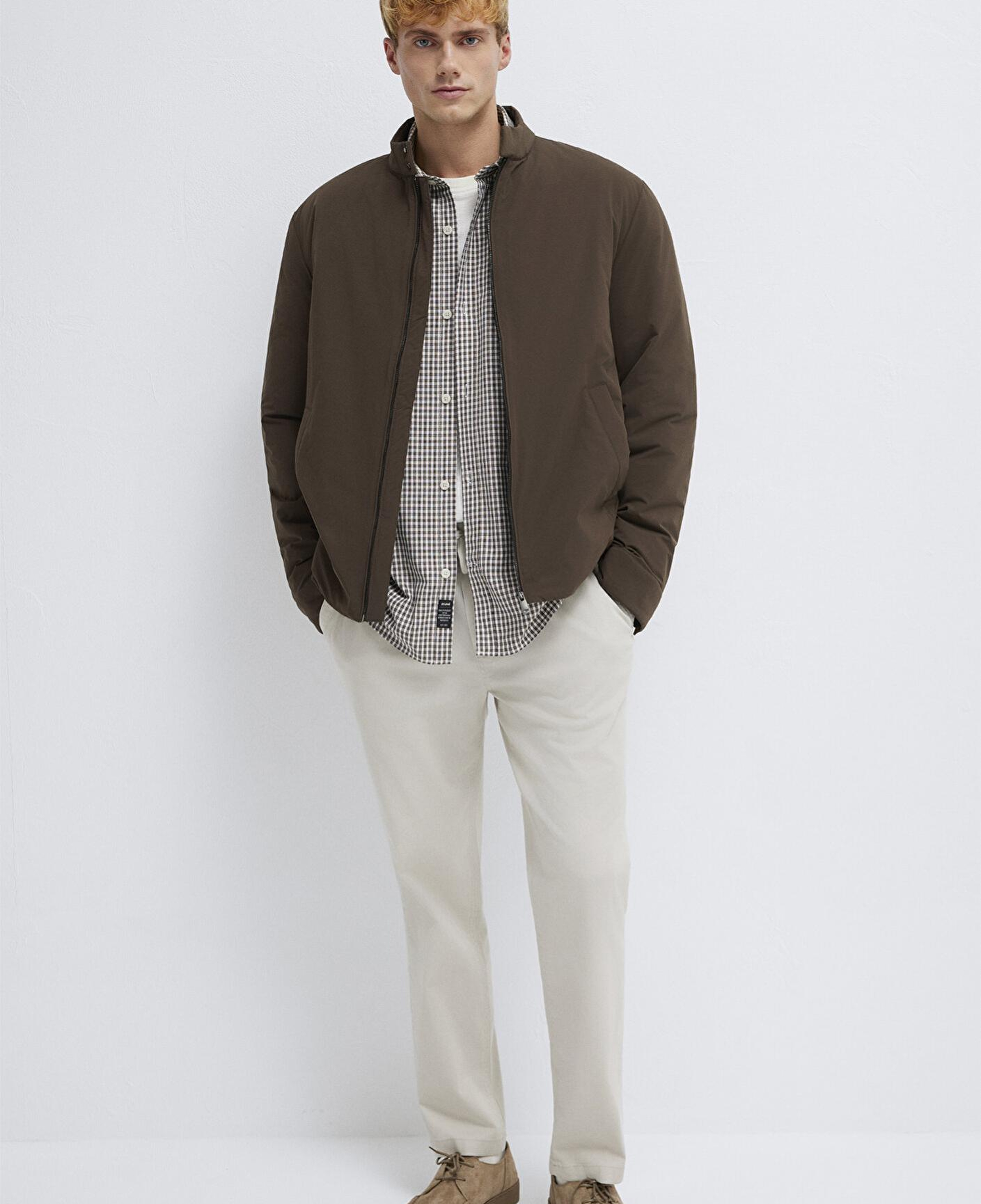 Mavi Kahverengi Bomber Ceket 0110761-71541