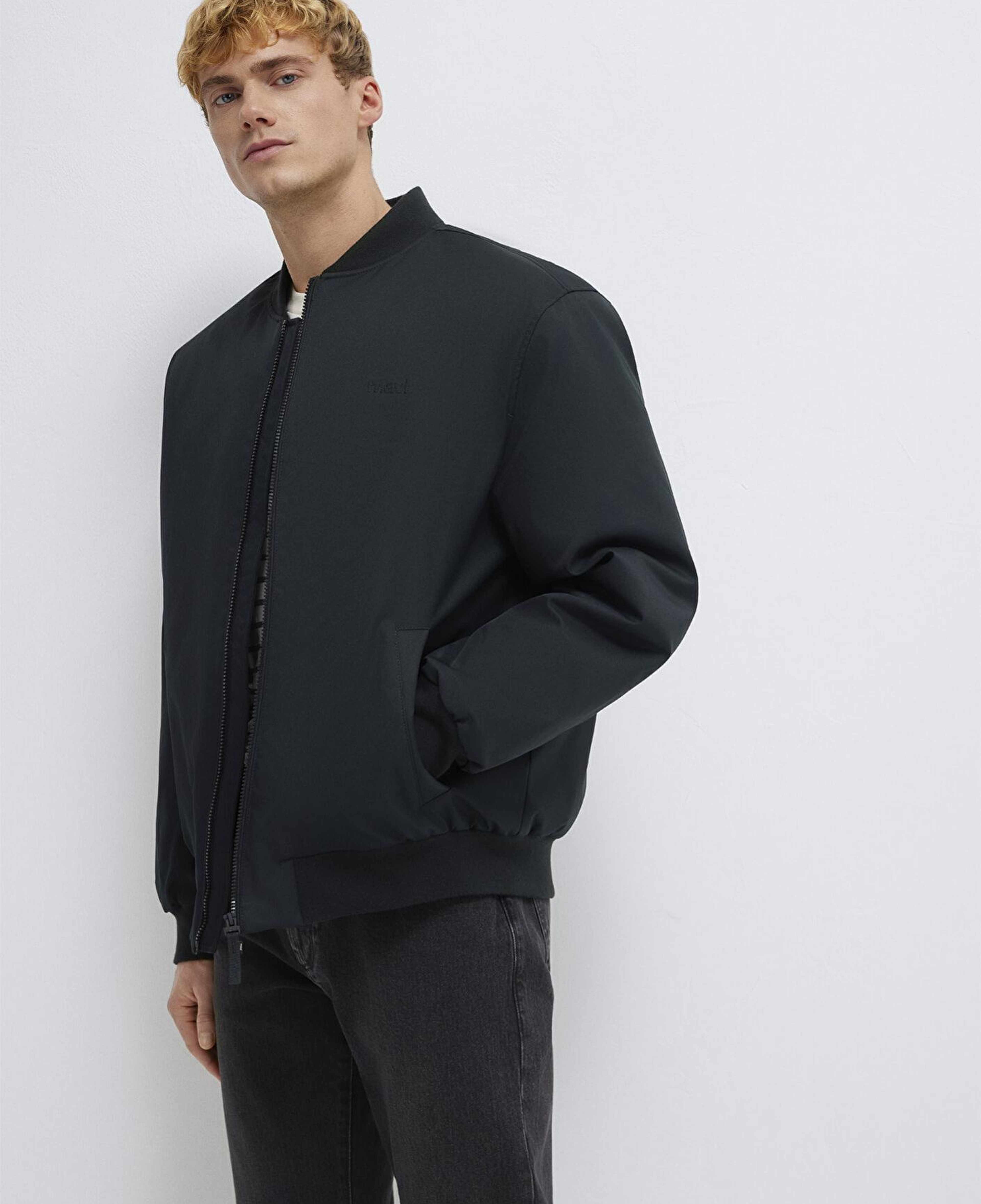 Mavi Mavi Logo Nakışlı Siyah Ceket 0110774-71379