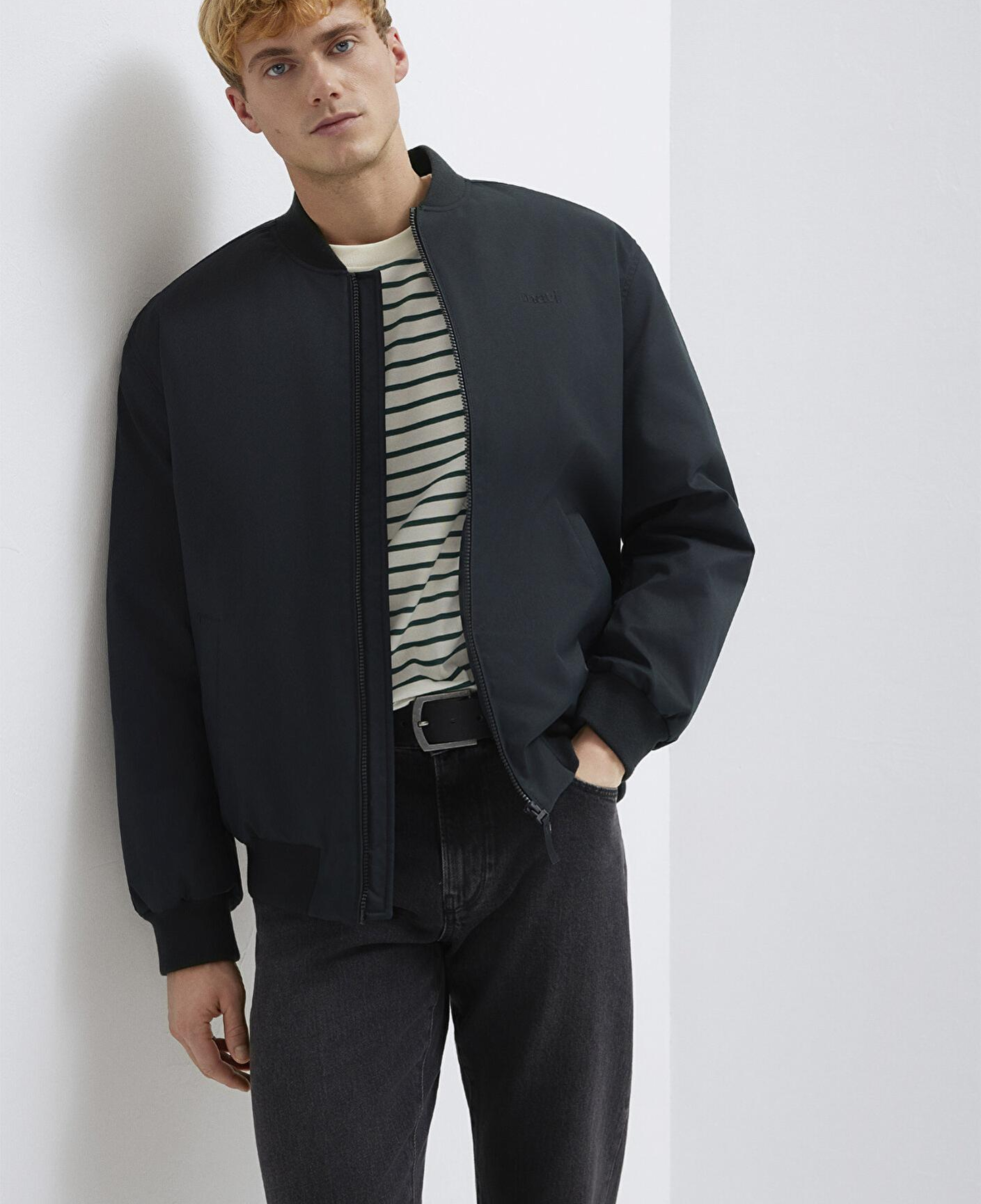 Mavi Mavi Logo Nakışlı Siyah Ceket 0110774-71379