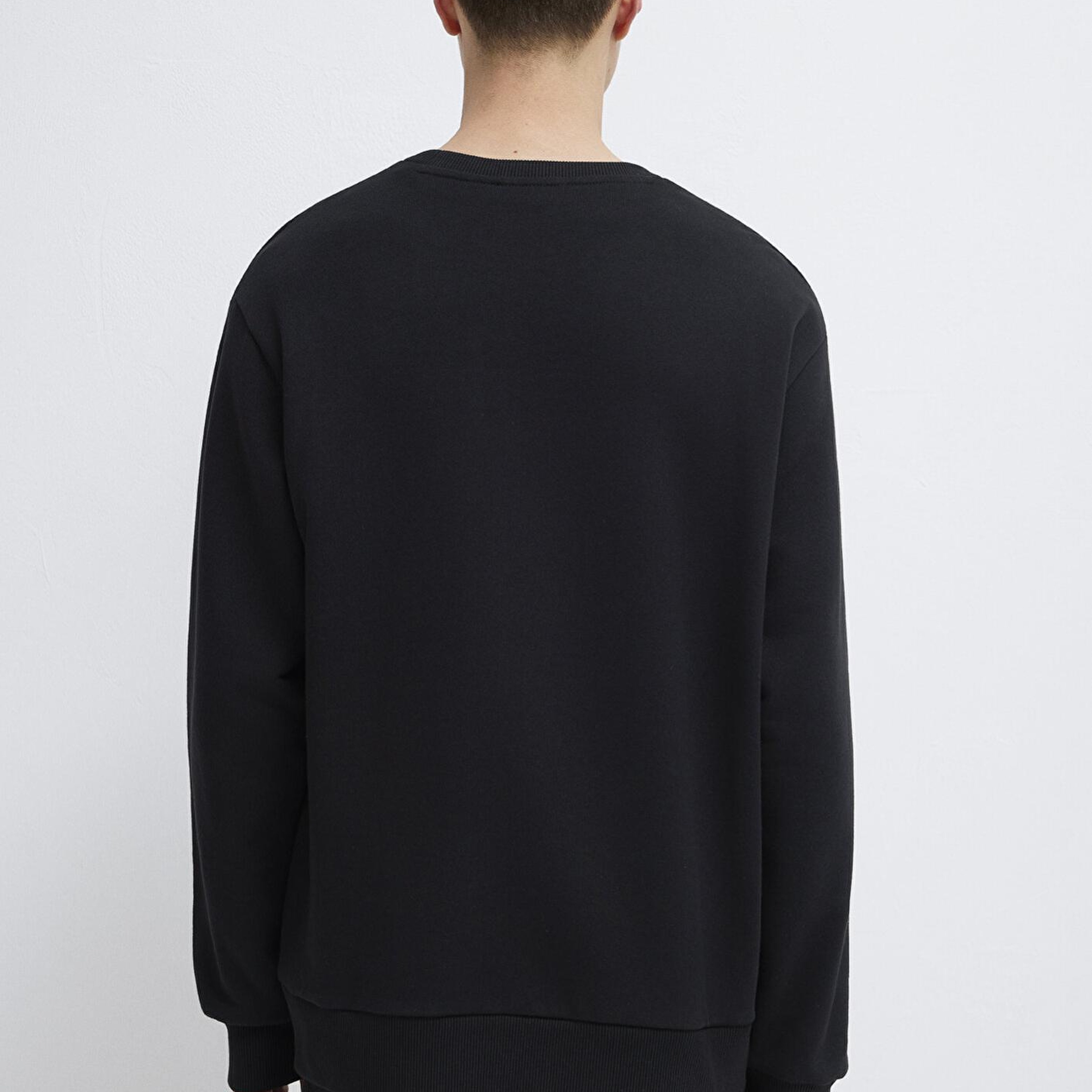 Mavi Mavi Logo Baskılı Siyah Sweatshirt 0S10556-900