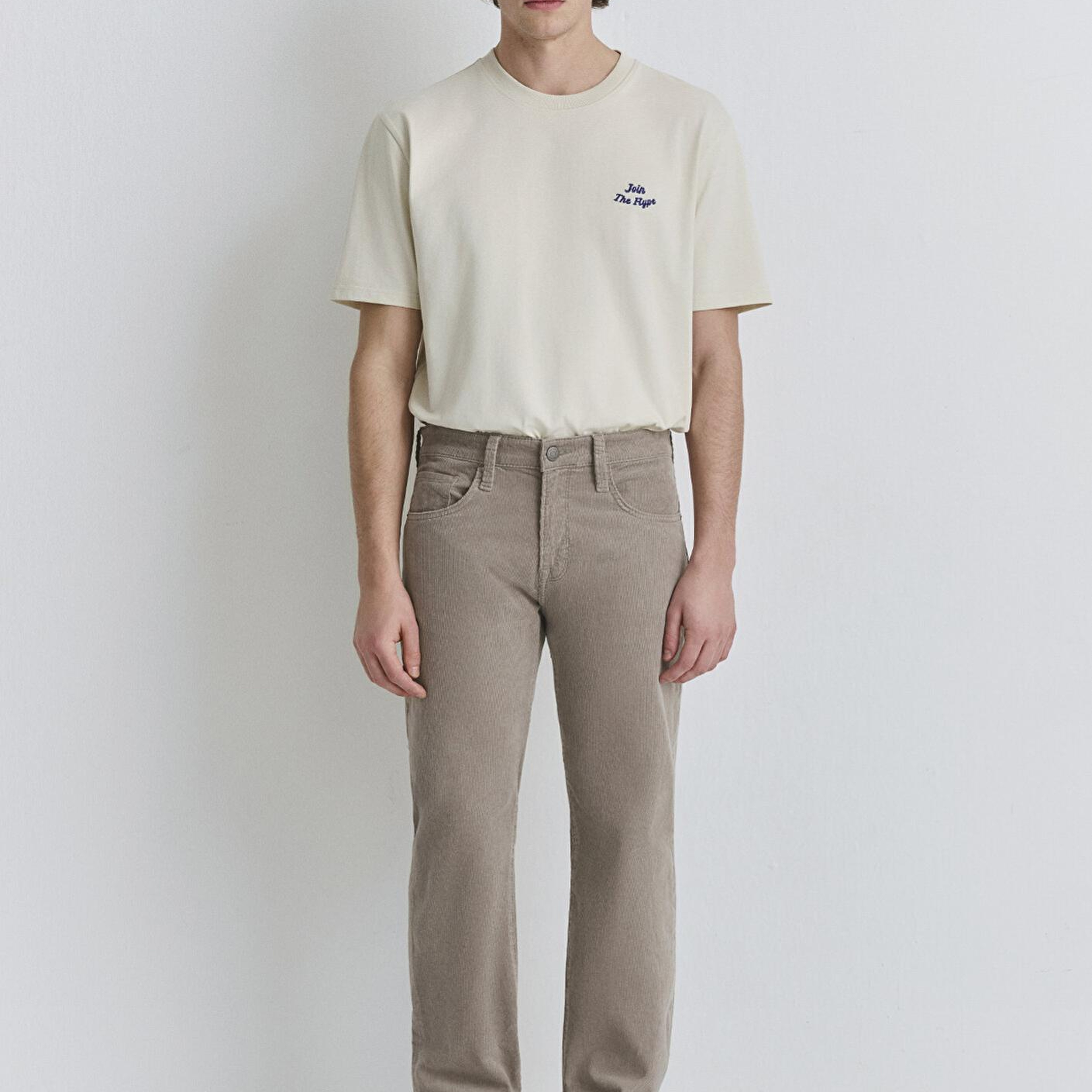 Mavi Lisbon Açık Kahverengi Kadife Pantolon 0010039-85648