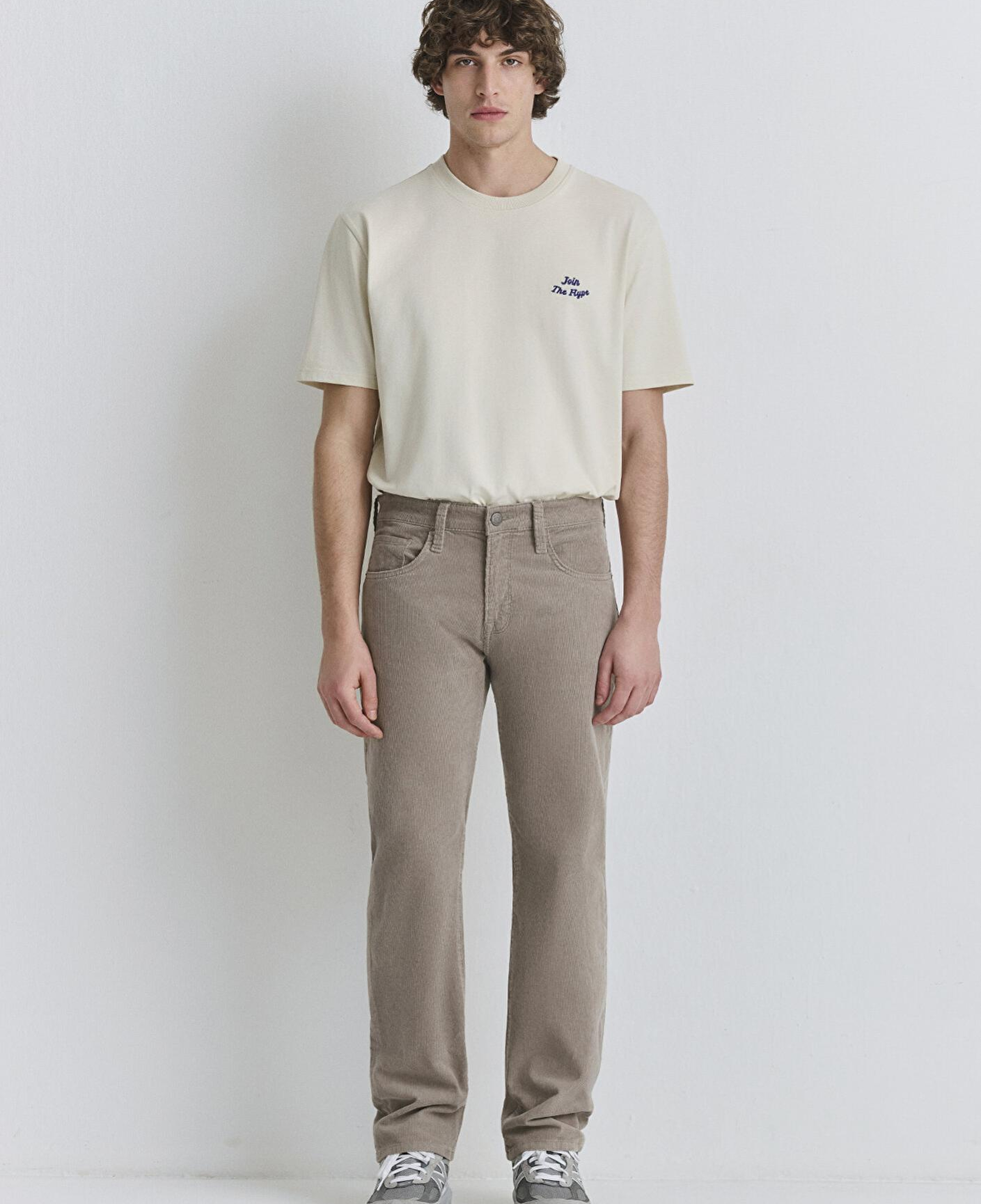 Mavi Lisbon Açık Kahverengi Kadife Pantolon 0010039-85648