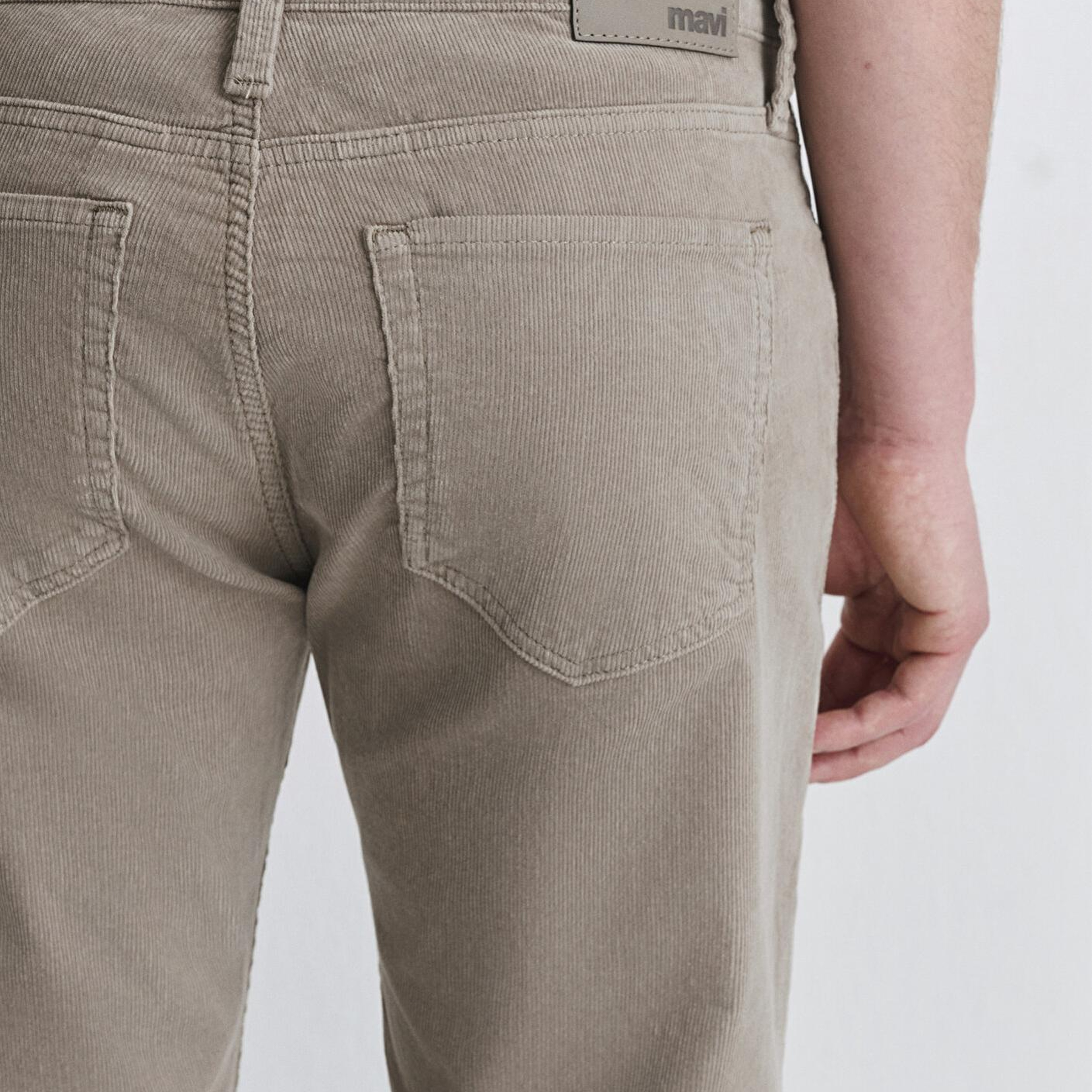 Mavi Lisbon Açık Kahverengi Kadife Pantolon 0010039-85648