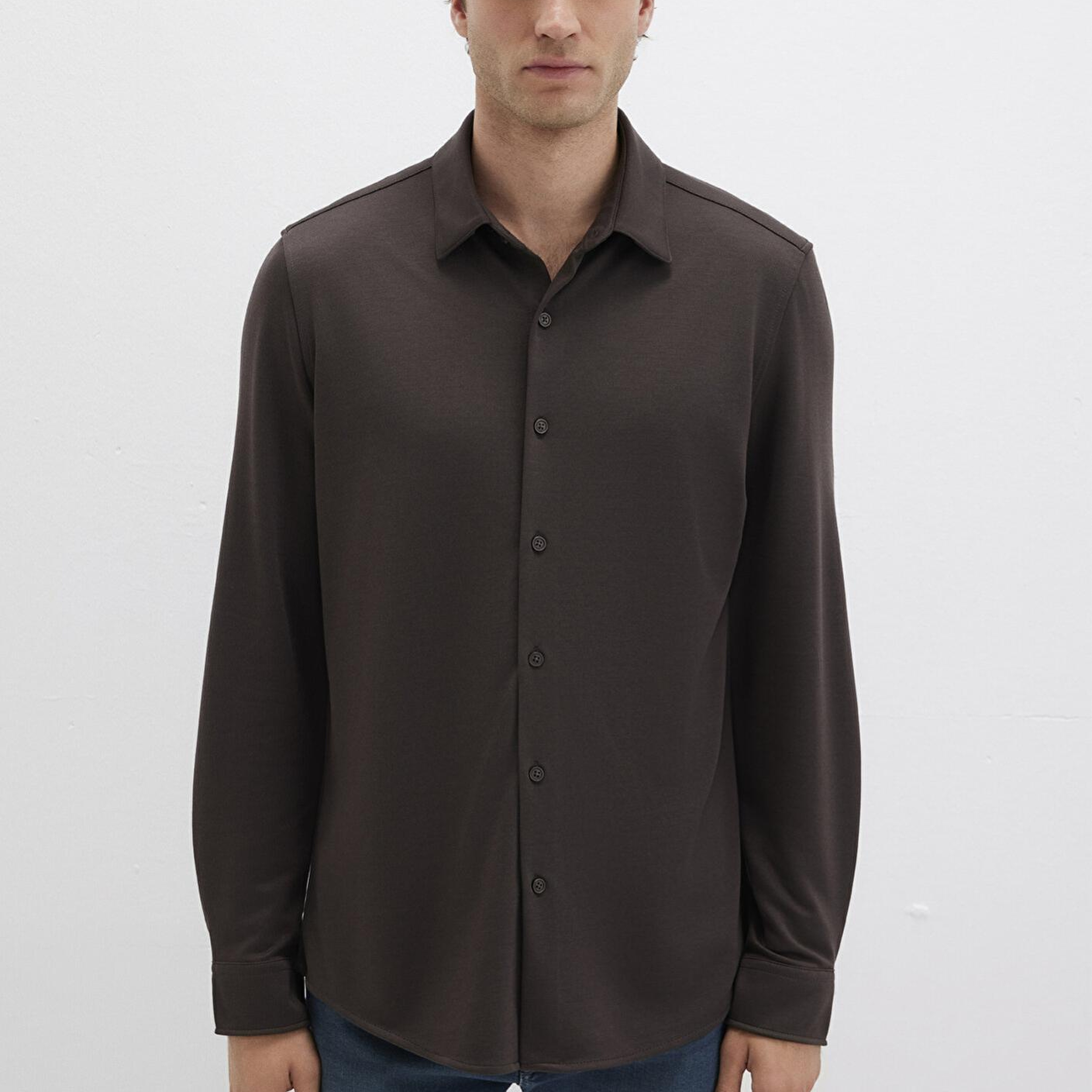 Mavi Mavi Black Kahverengi Gömlek Slim Fit / Dar Kesim 0211908-70219