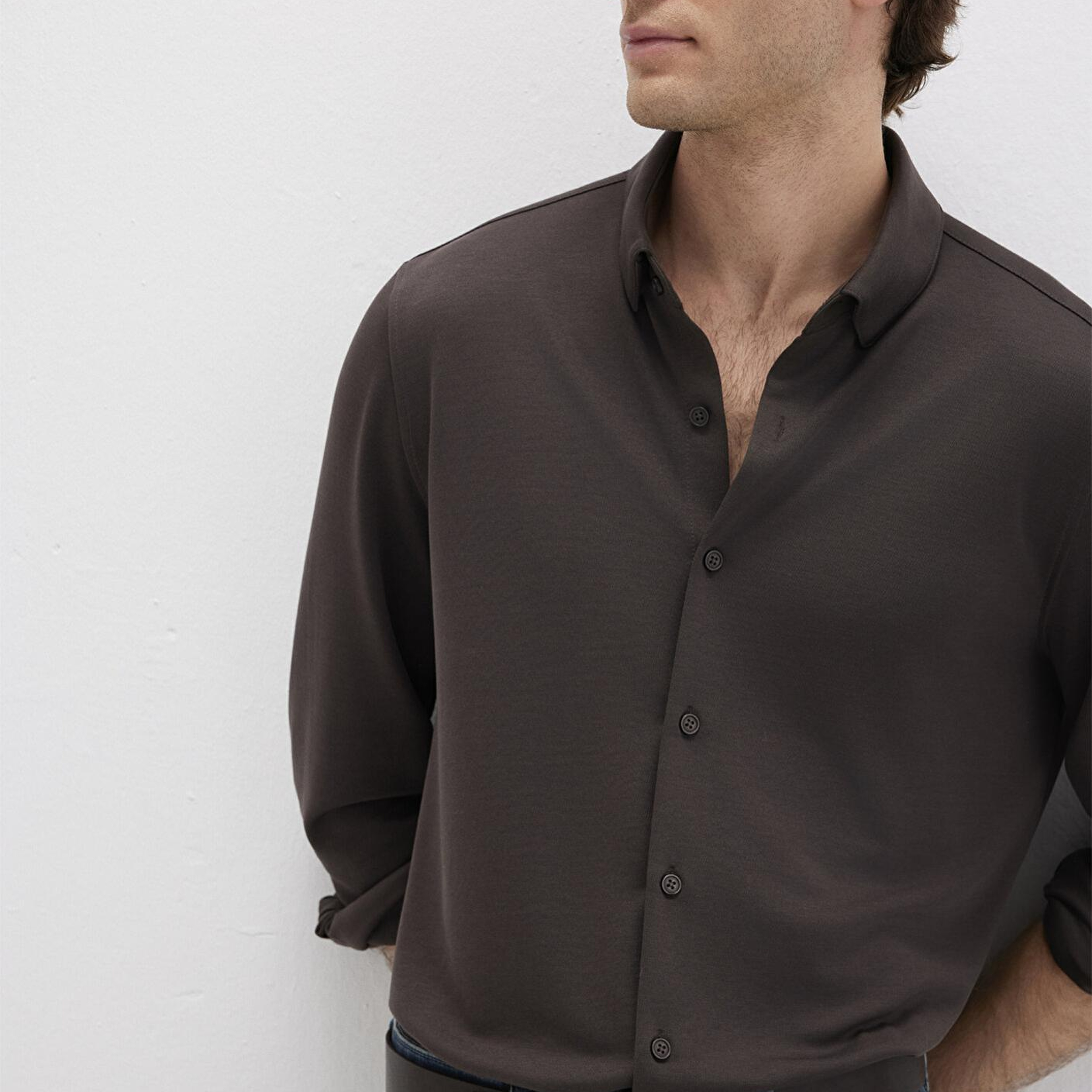 Mavi Mavi Black Kahverengi Gömlek Slim Fit / Dar Kesim 0211908-70219