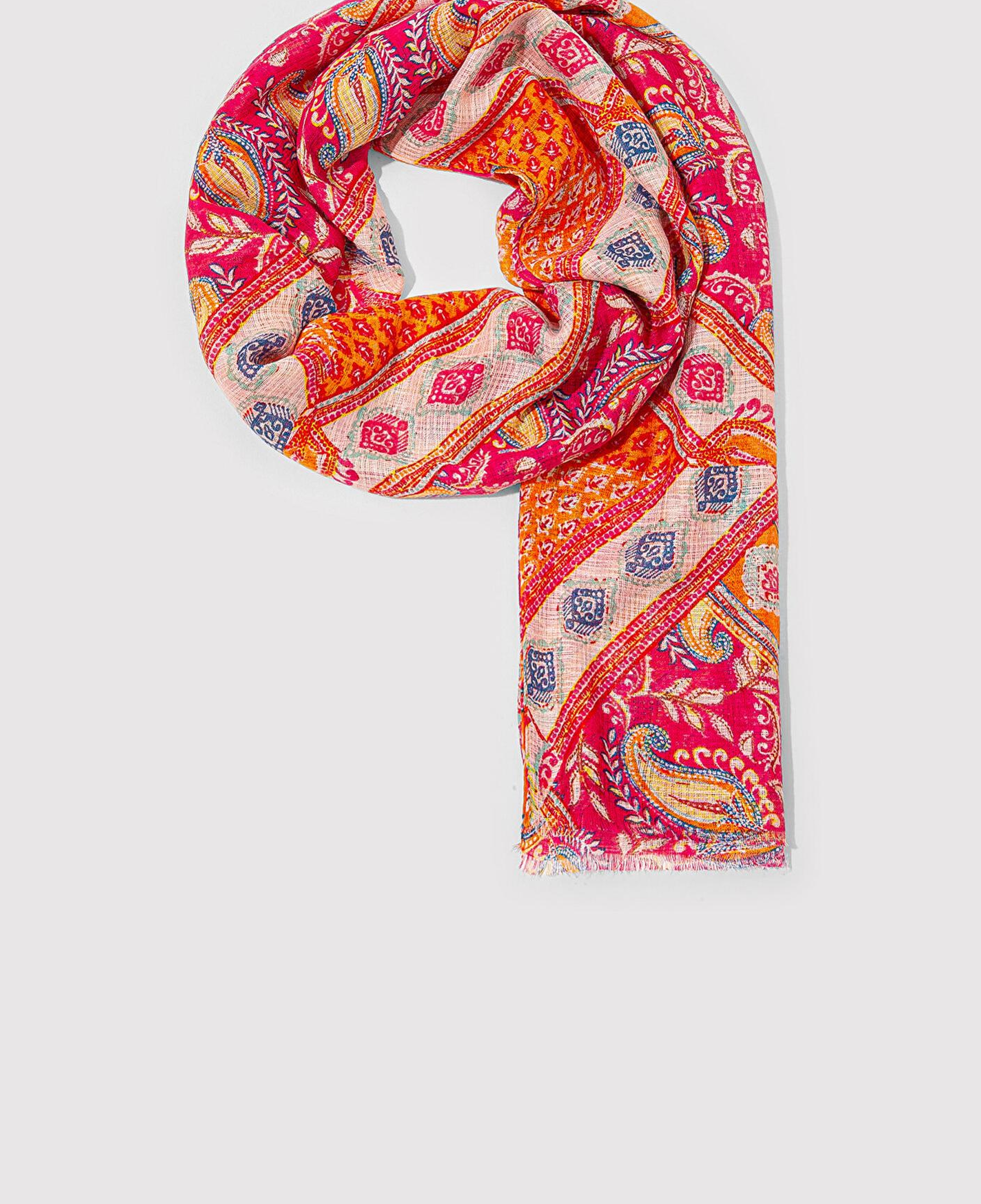 Mavi Desenli Renkli Şal 1913854-70480