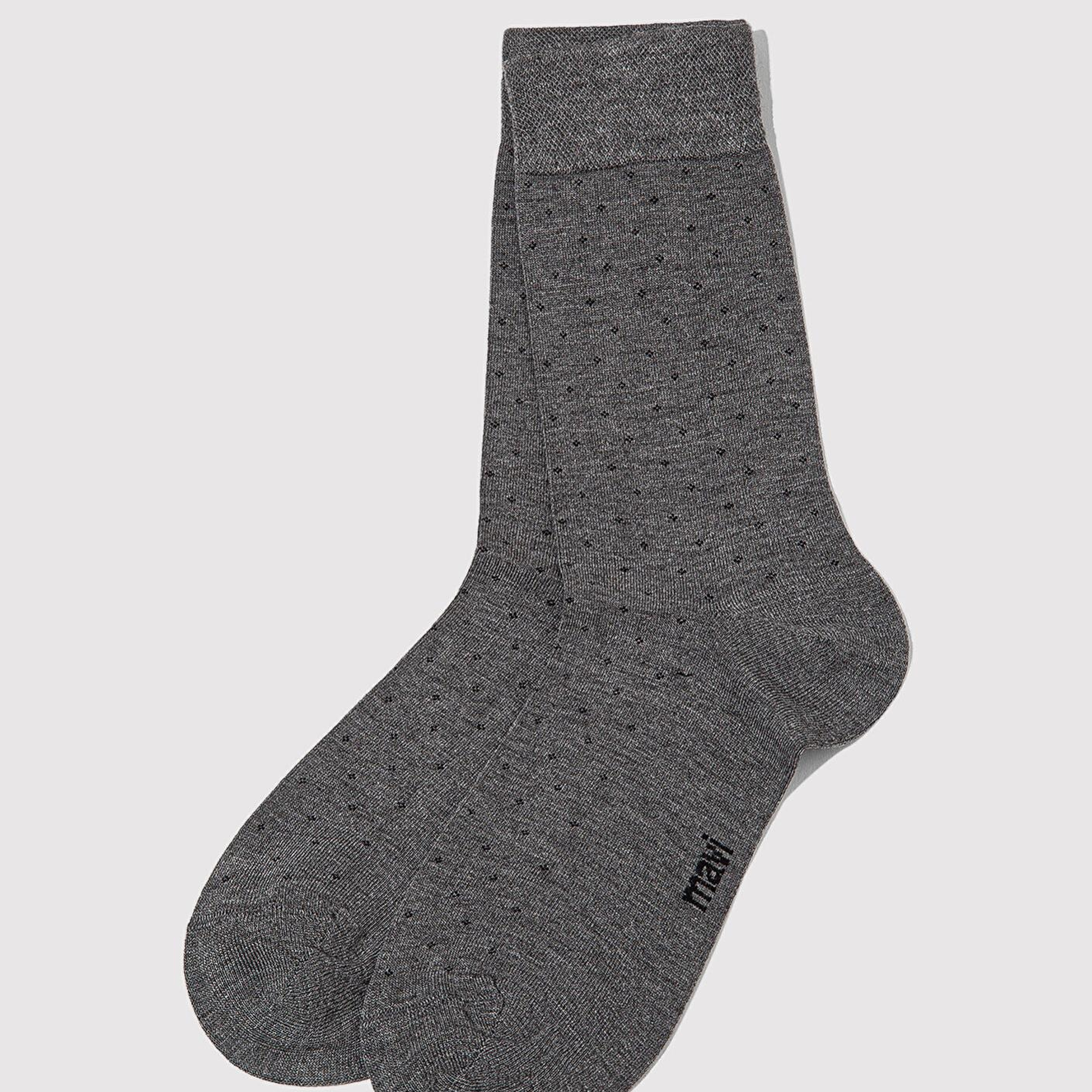 Mavi Gri Soket Çorap 0912191-12685