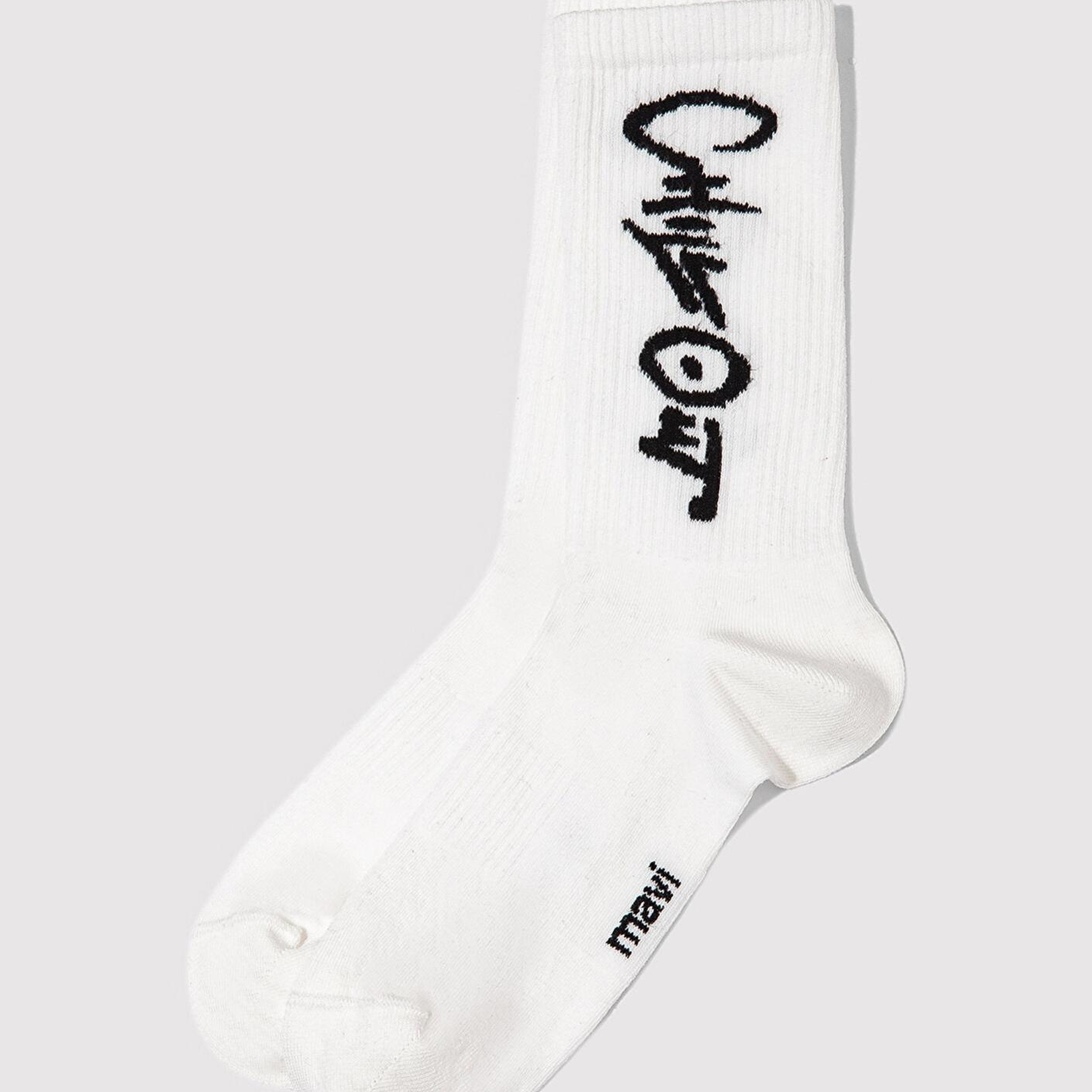 Mavi Beyaz Soket Çorap 0912193-620