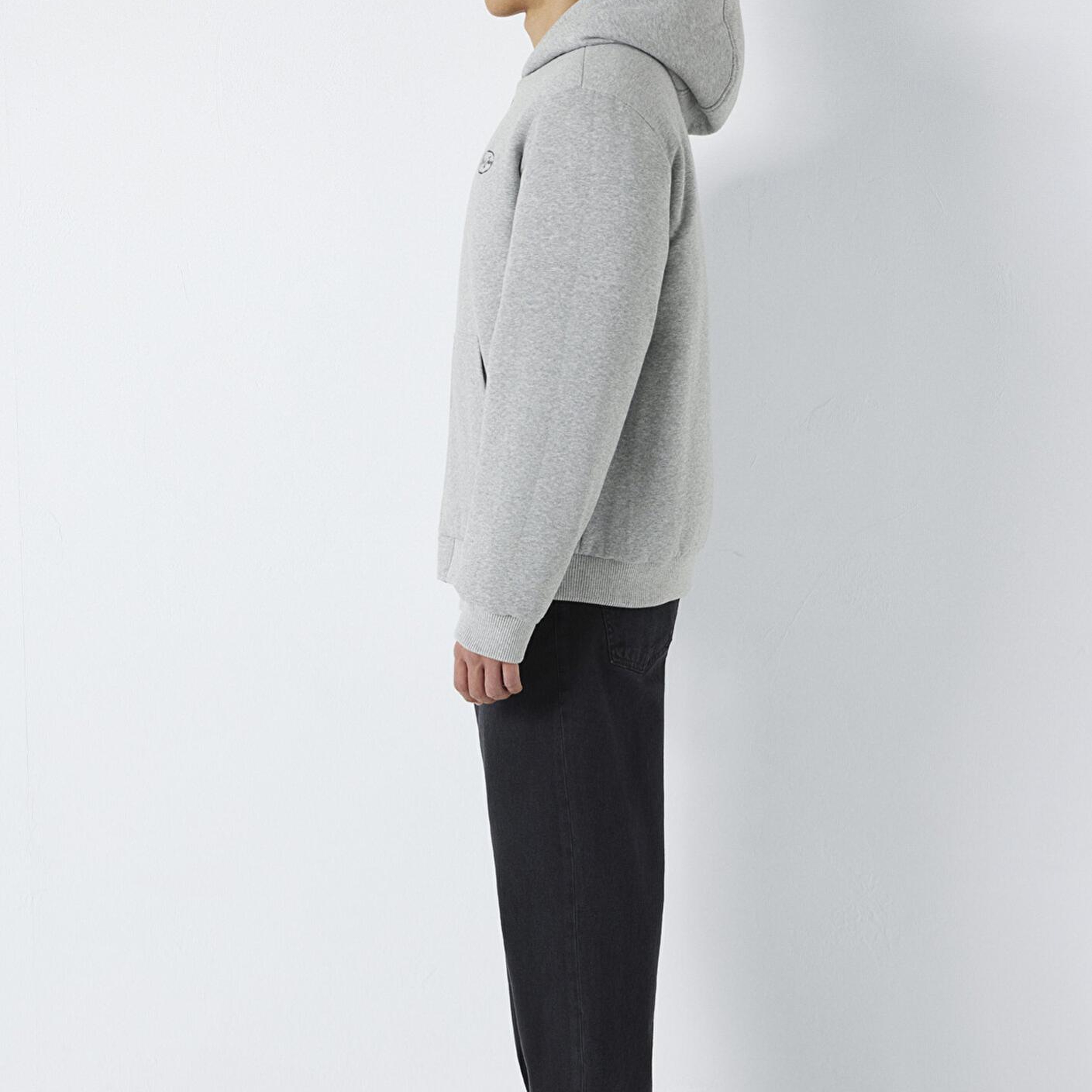 Mavi Çift Taraflı Kapüşonlu Siyah Mont 0110770-71379