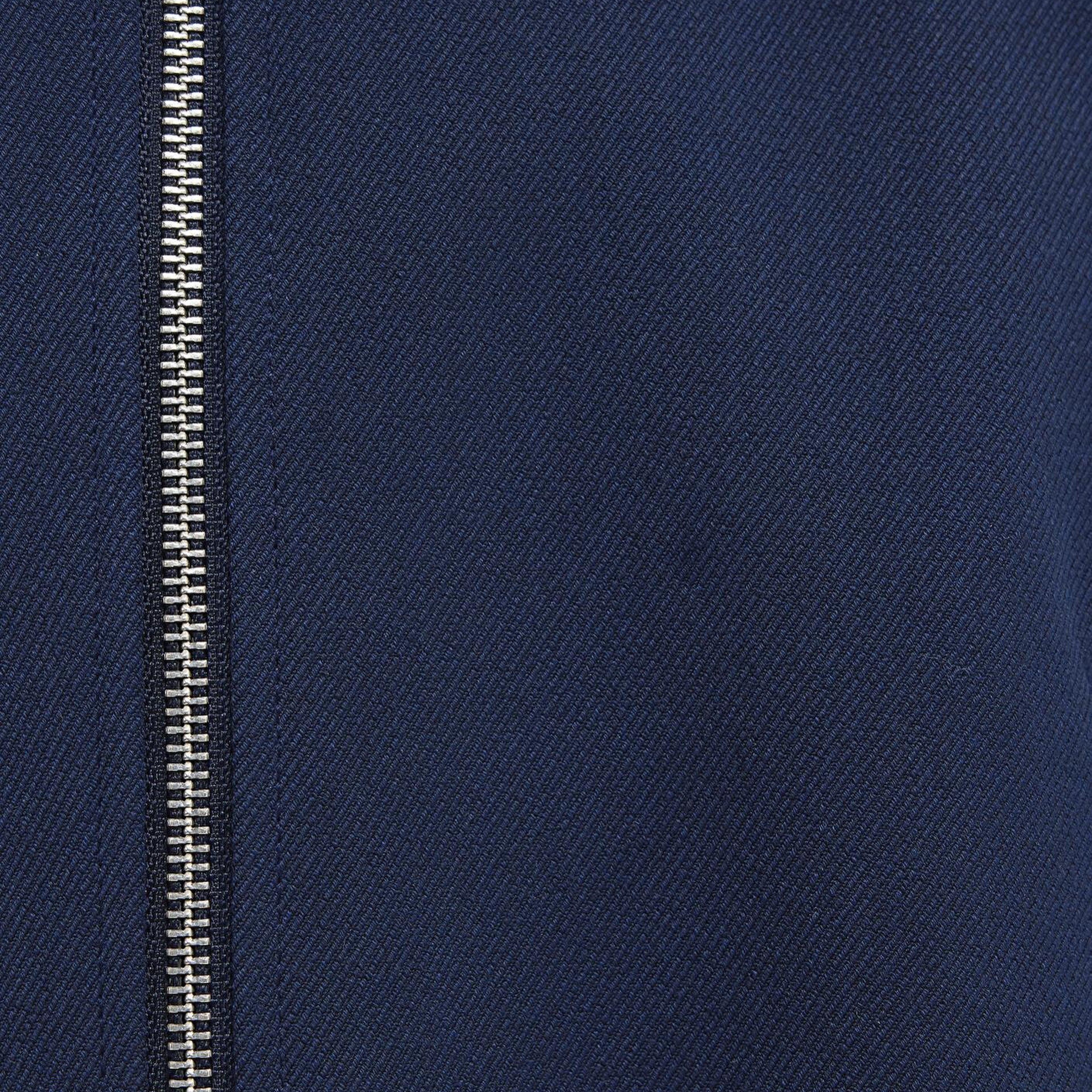 Mavi Lacivert Crop Ceket Oversize / Geniş Kesim 1110820-82318