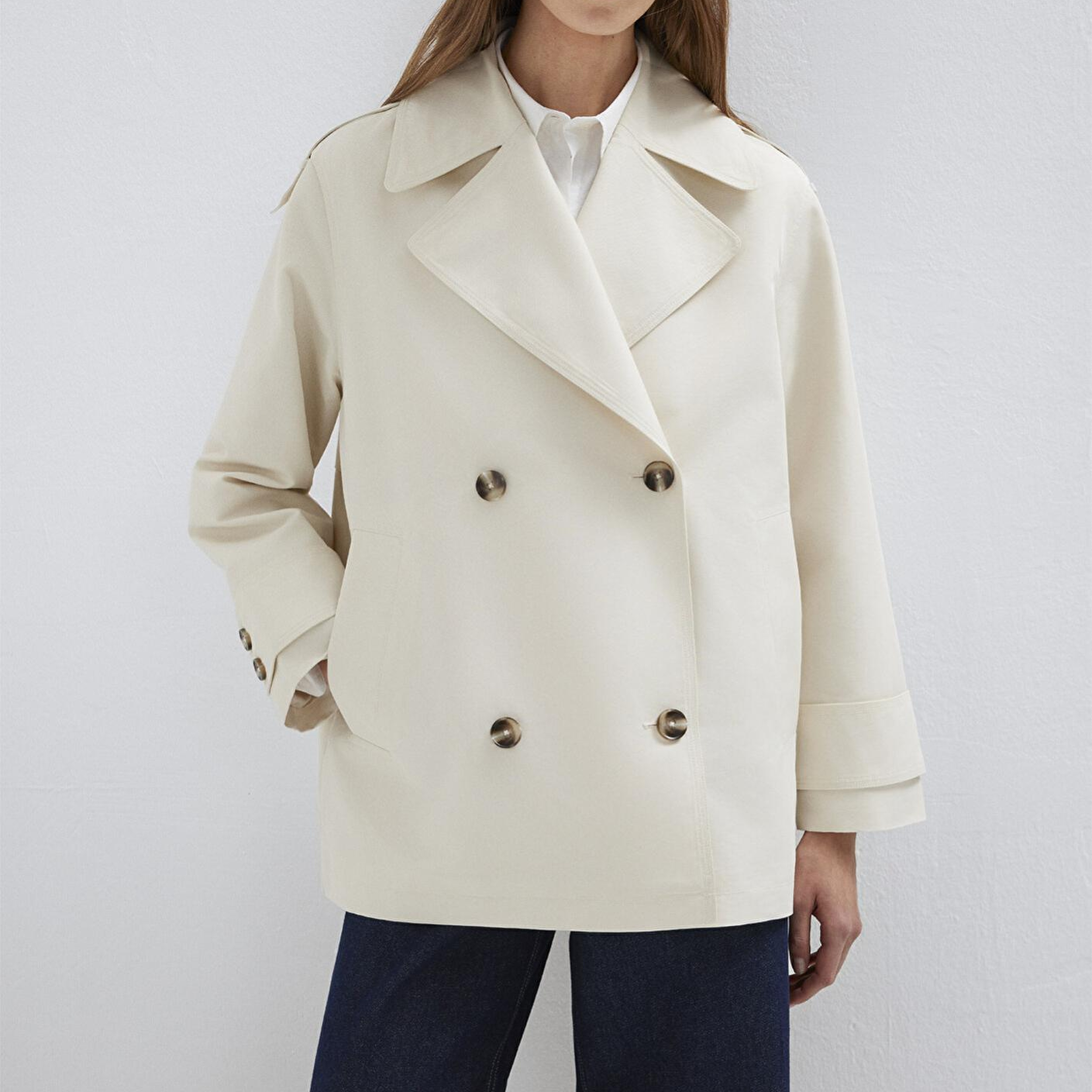 Mavi Ekru Trençkot 1110807-70056