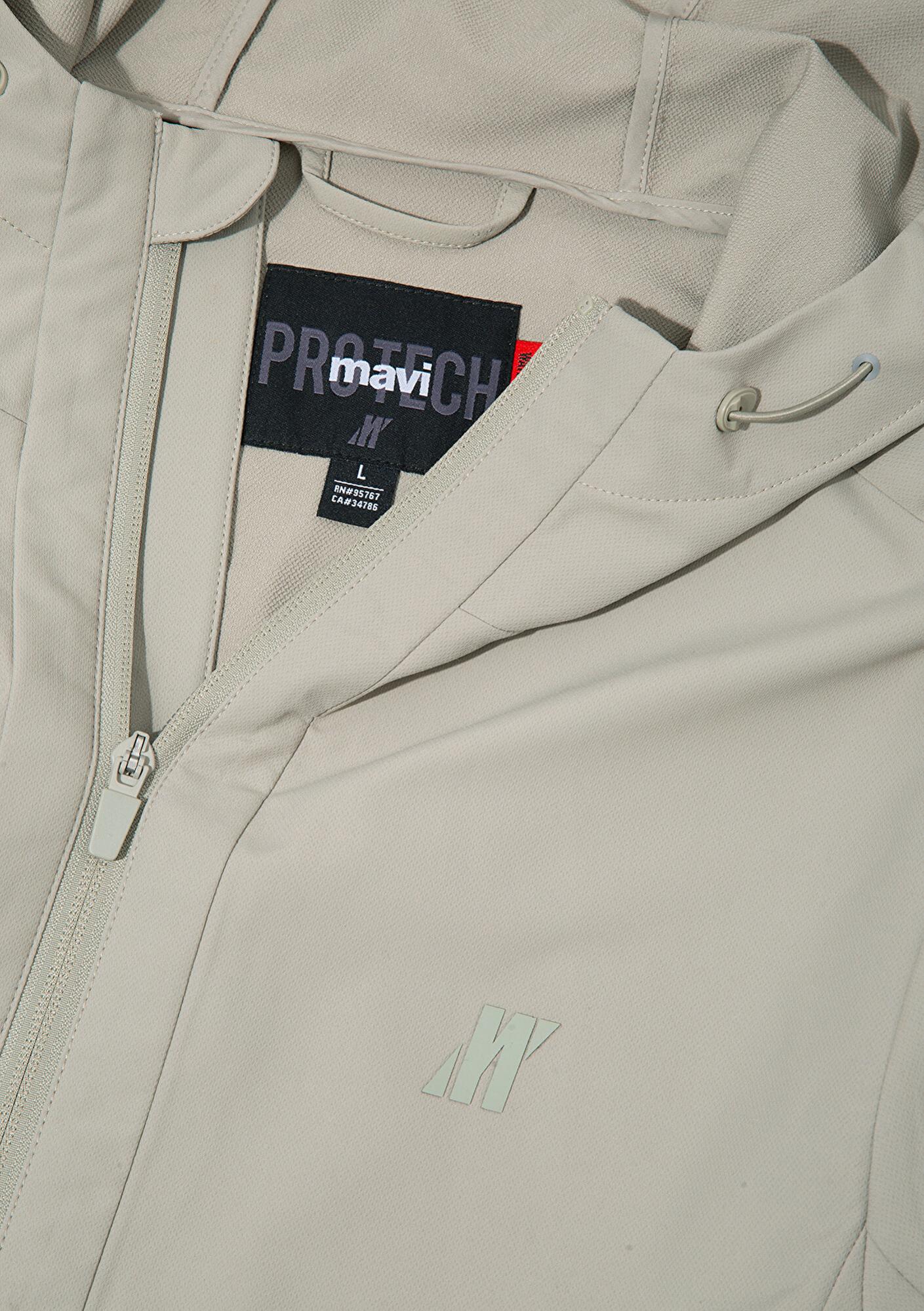 Mavi Kapüşonlu Açık Yeşil Ceket Regular Fit / Normal Kesim 0110764-70154