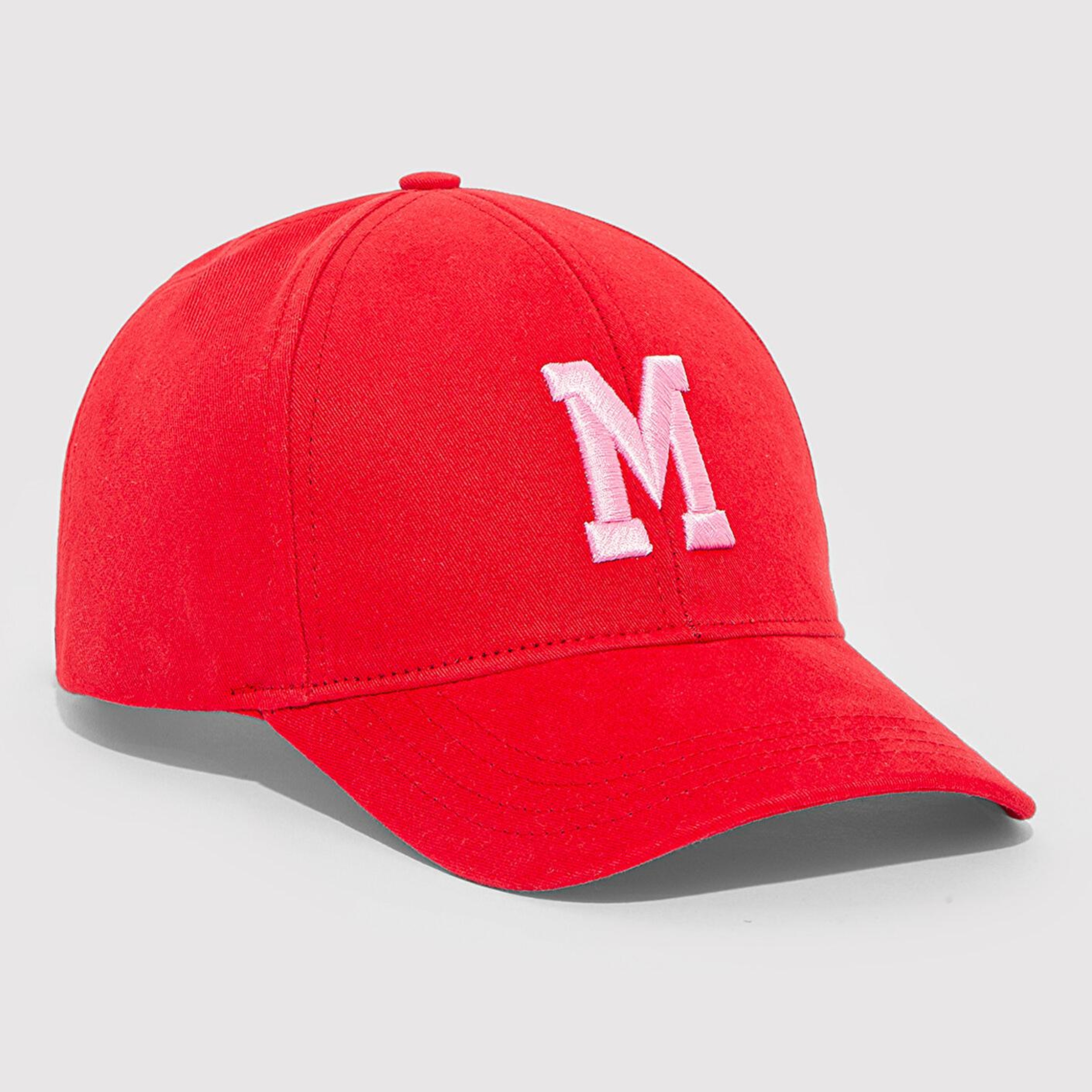 Mavi M Logo Detaylı Kırmızı Şapka 1913834-30648