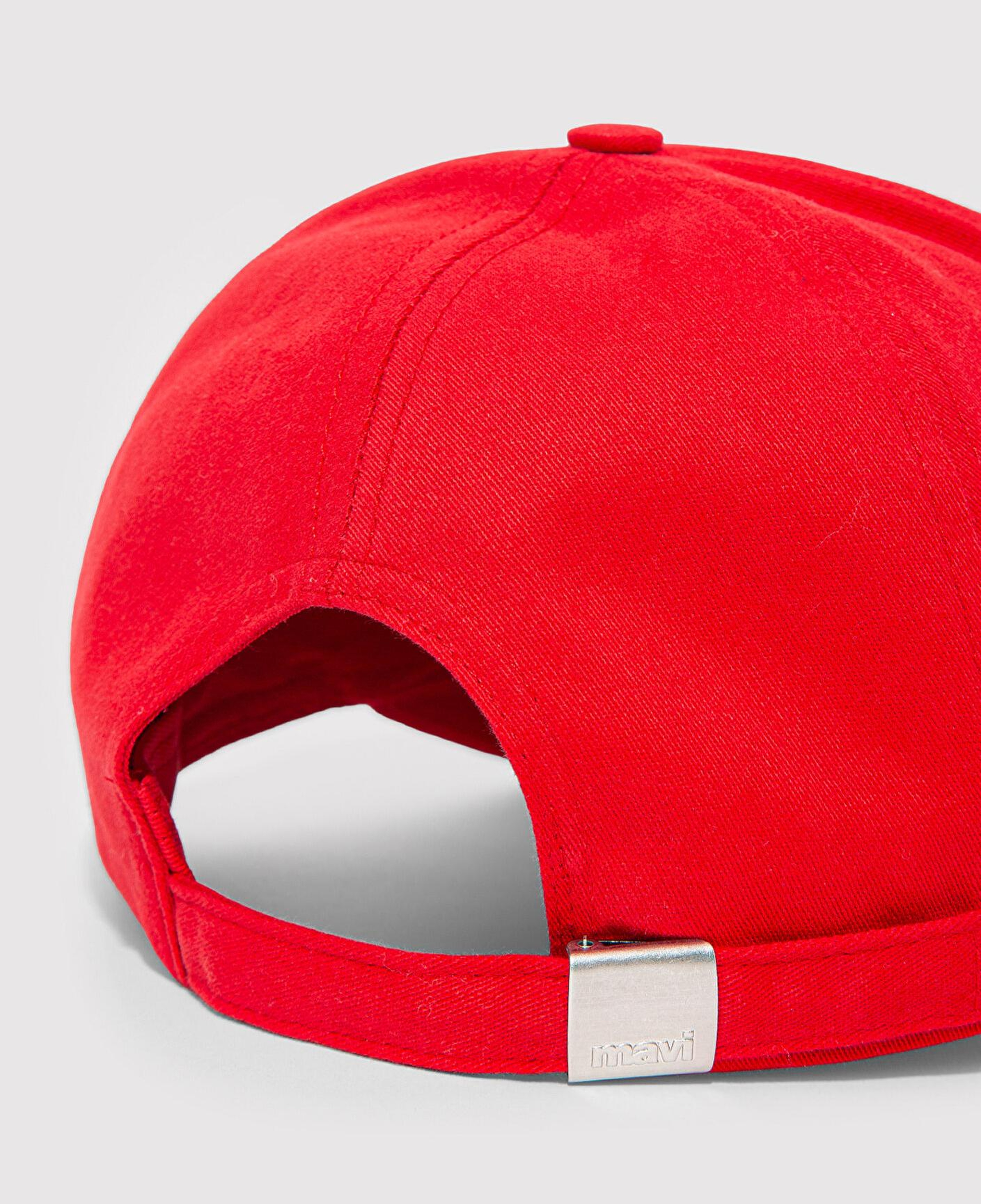 Mavi M Logo Detaylı Kırmızı Şapka 1913834-30648