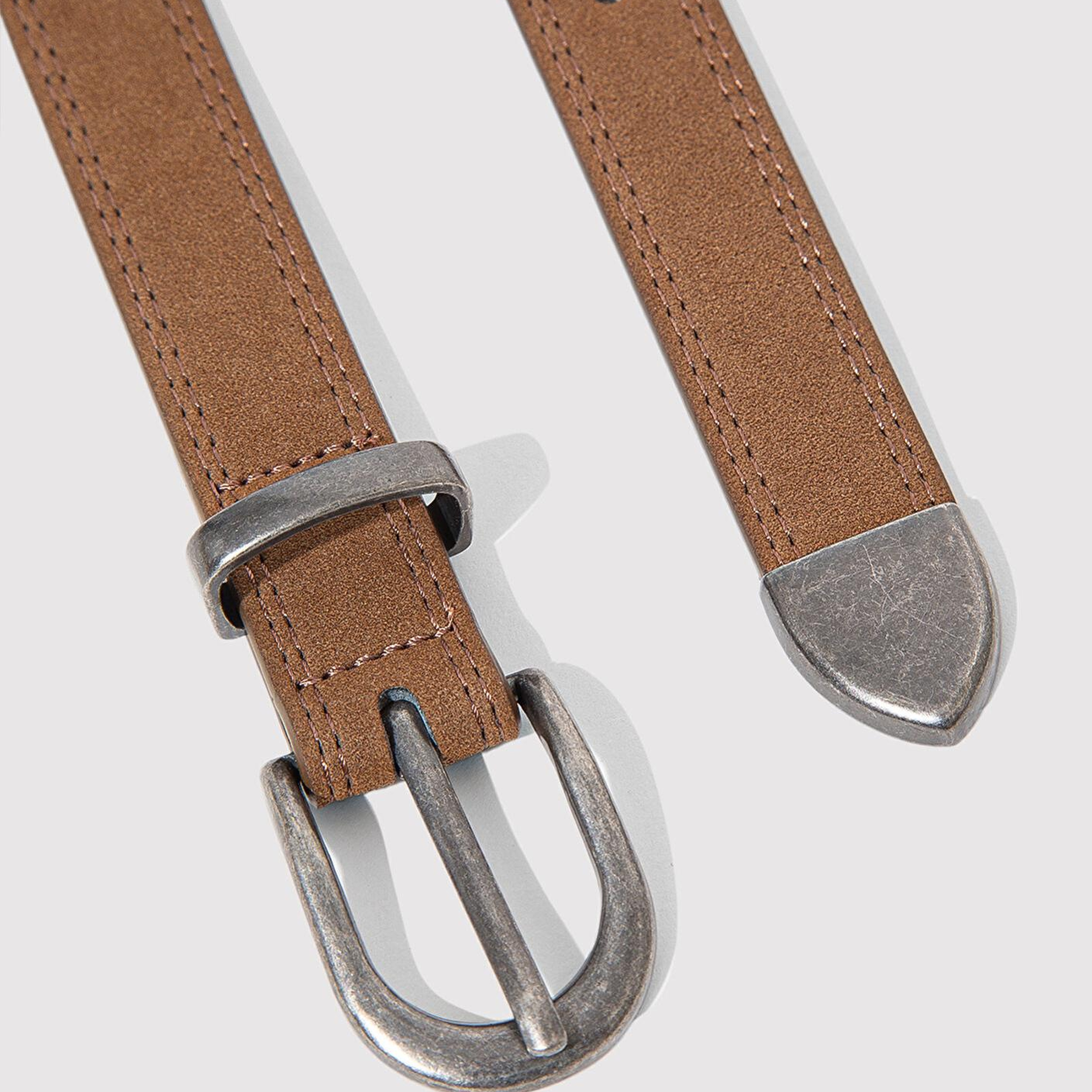 Mavi Kahverengi Suni Deri Kemer 1913838-70218