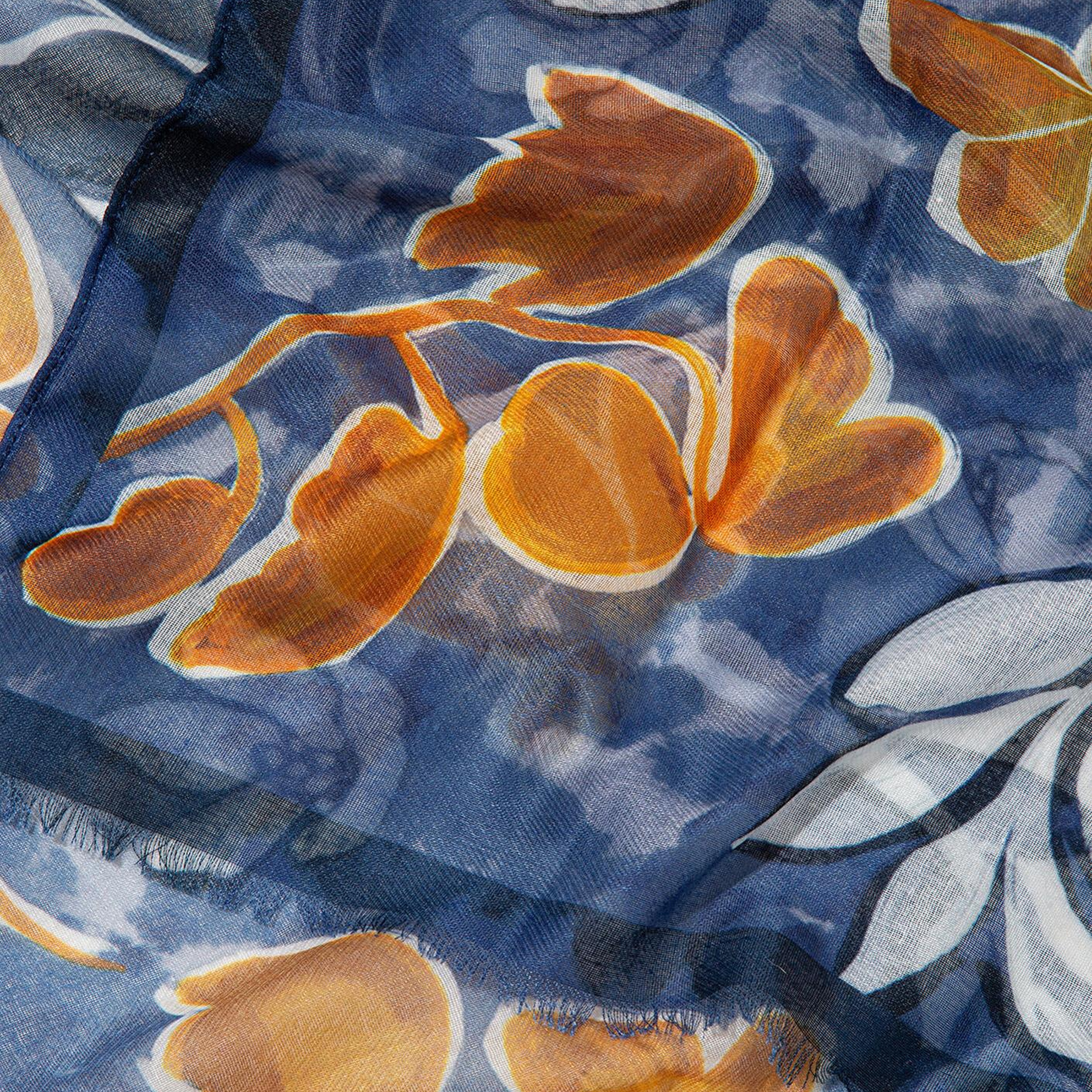 Mavi Desenli Şal 1913852-24367