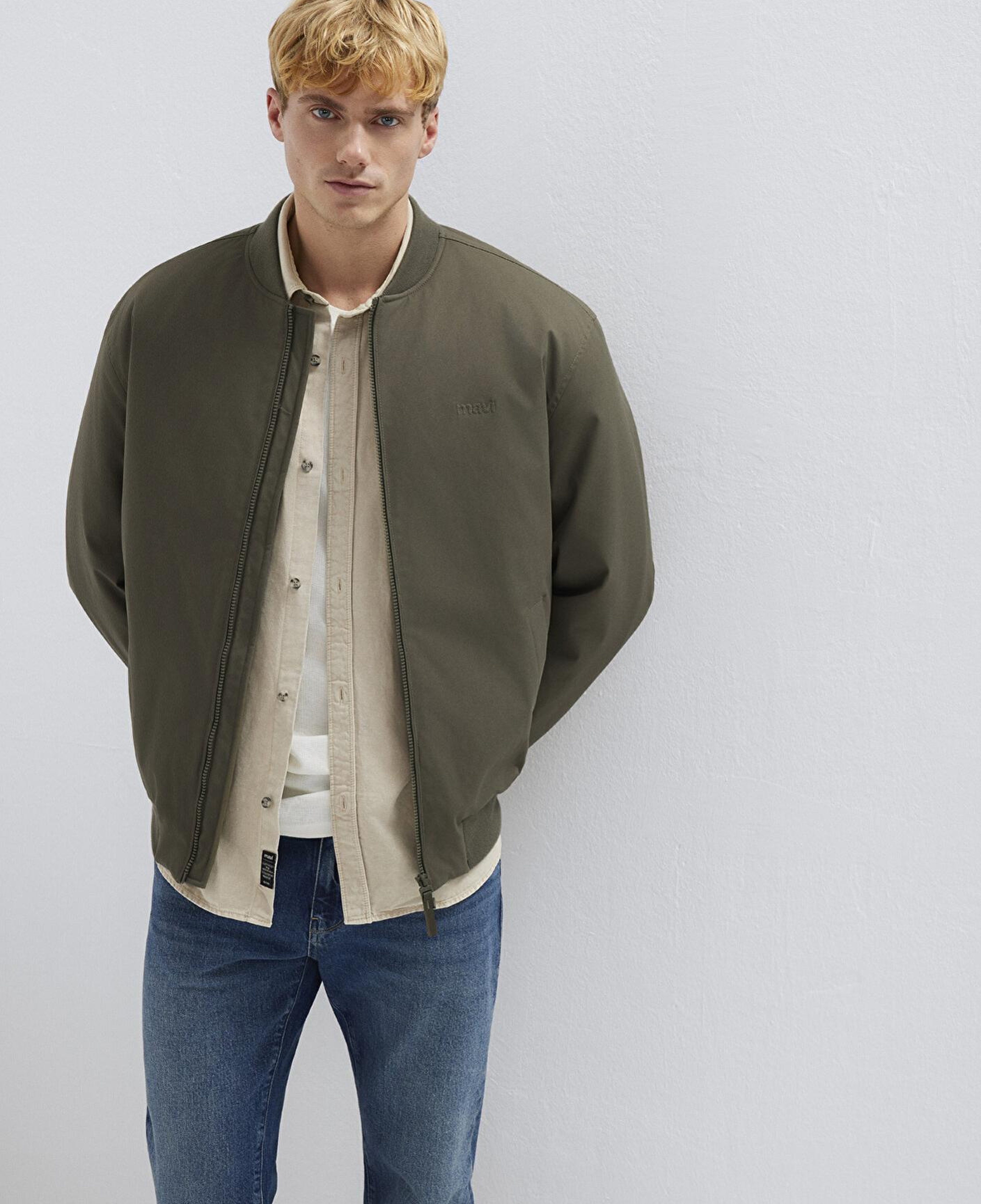 Mavi Mavi Logo Nakışlı Kahverengi Ceket 0110774-87538