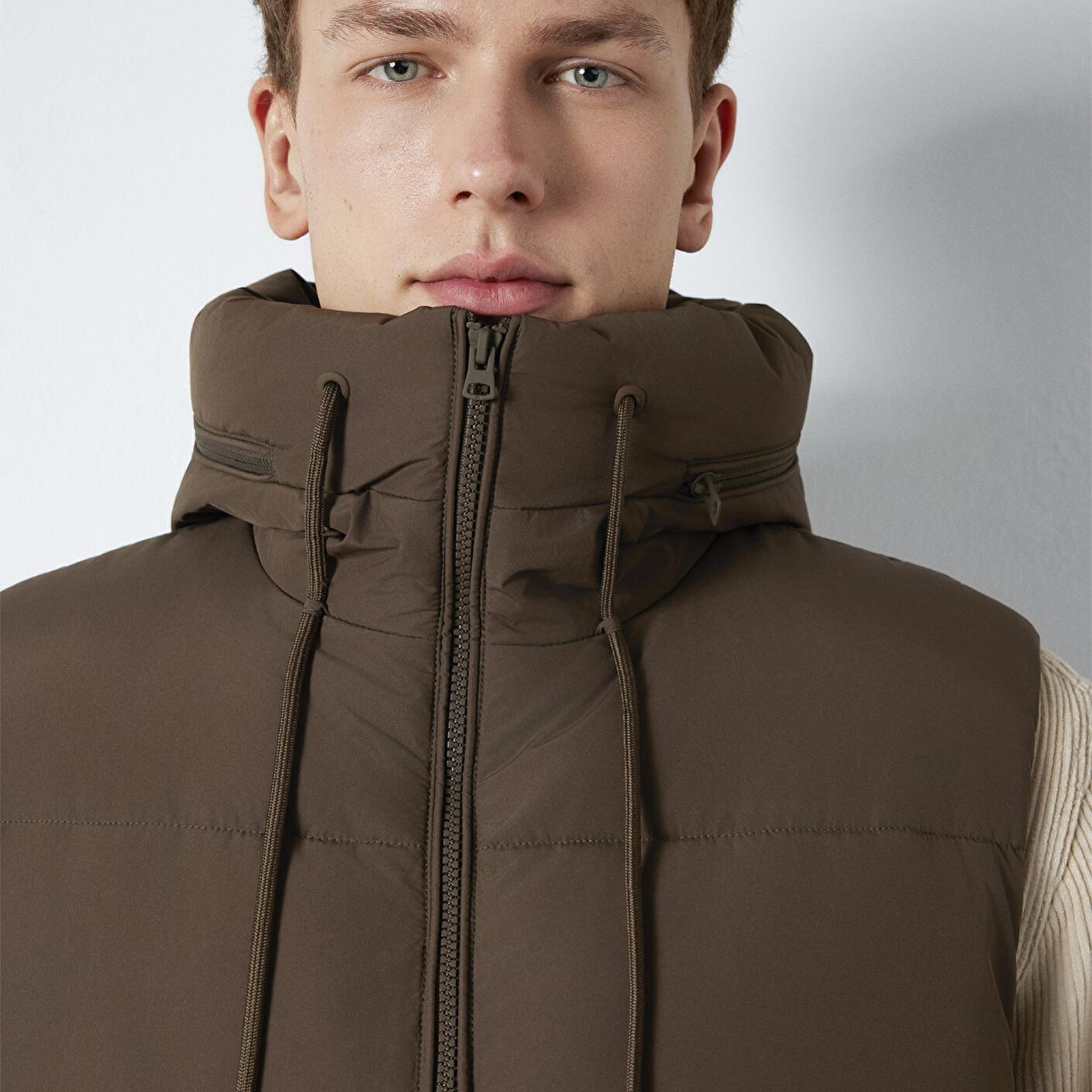 Mavi Mavi Jeans Detaylı Kapüşonlu Yeşil Şişme Yelek Regular Fit / Normal Kesim 0110759-71541