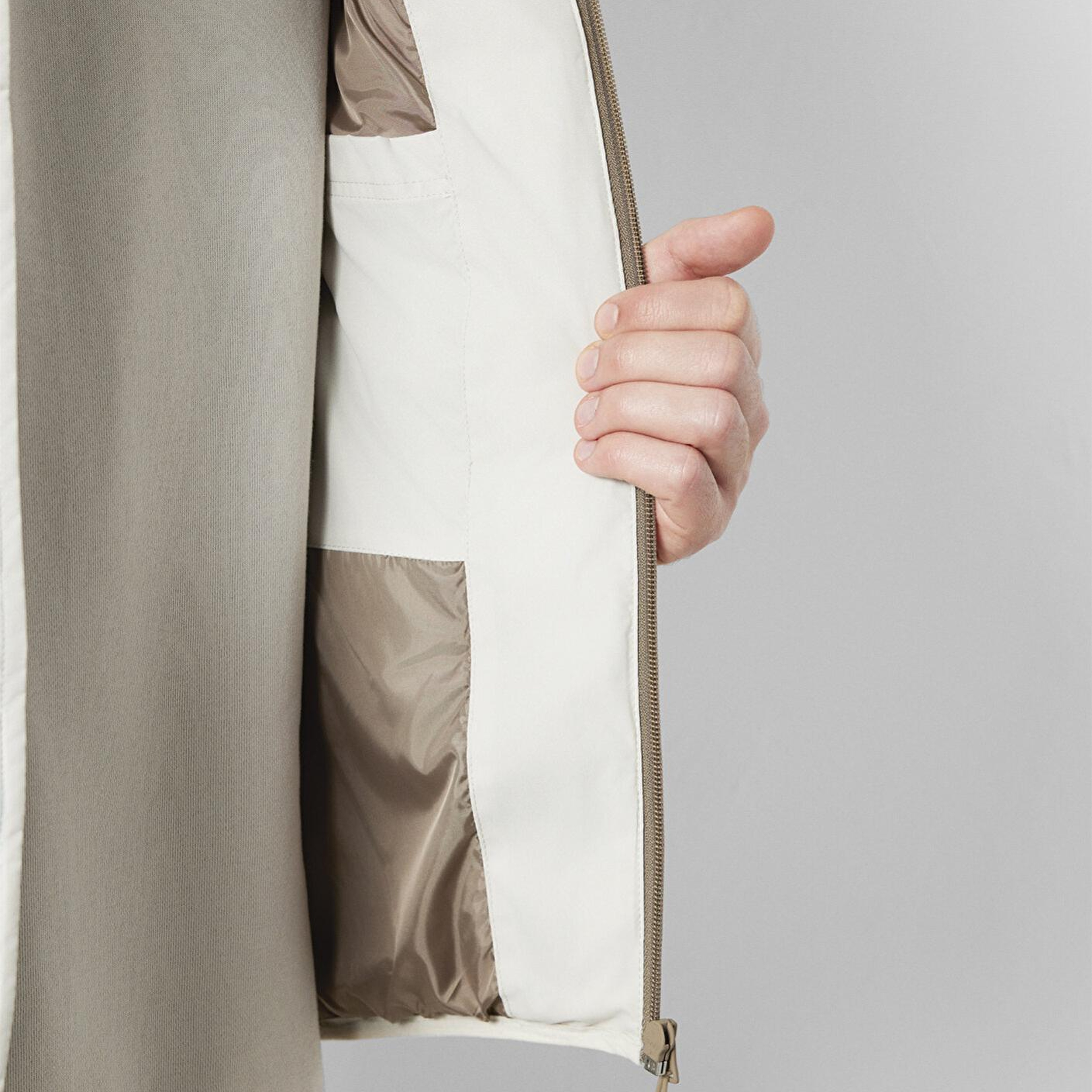 Mavi Mavi Jeans Detaylı Kapüşonlu Ekru Şişme Yelek Regular Fit / Normal Kesim 0110554-70144