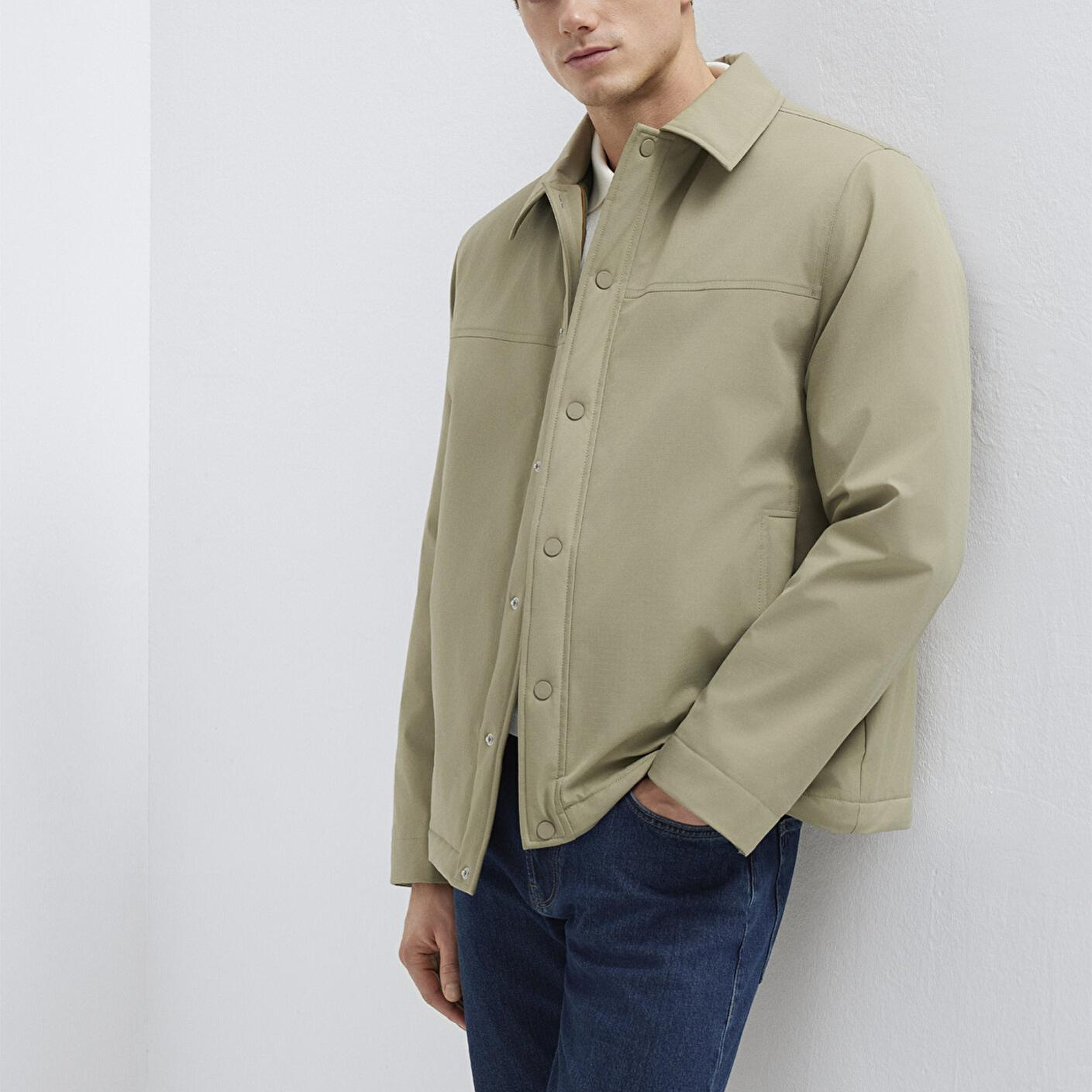 Mavi Yeşil Ceket Regular Fit / Normal Kesim 0110773-86749