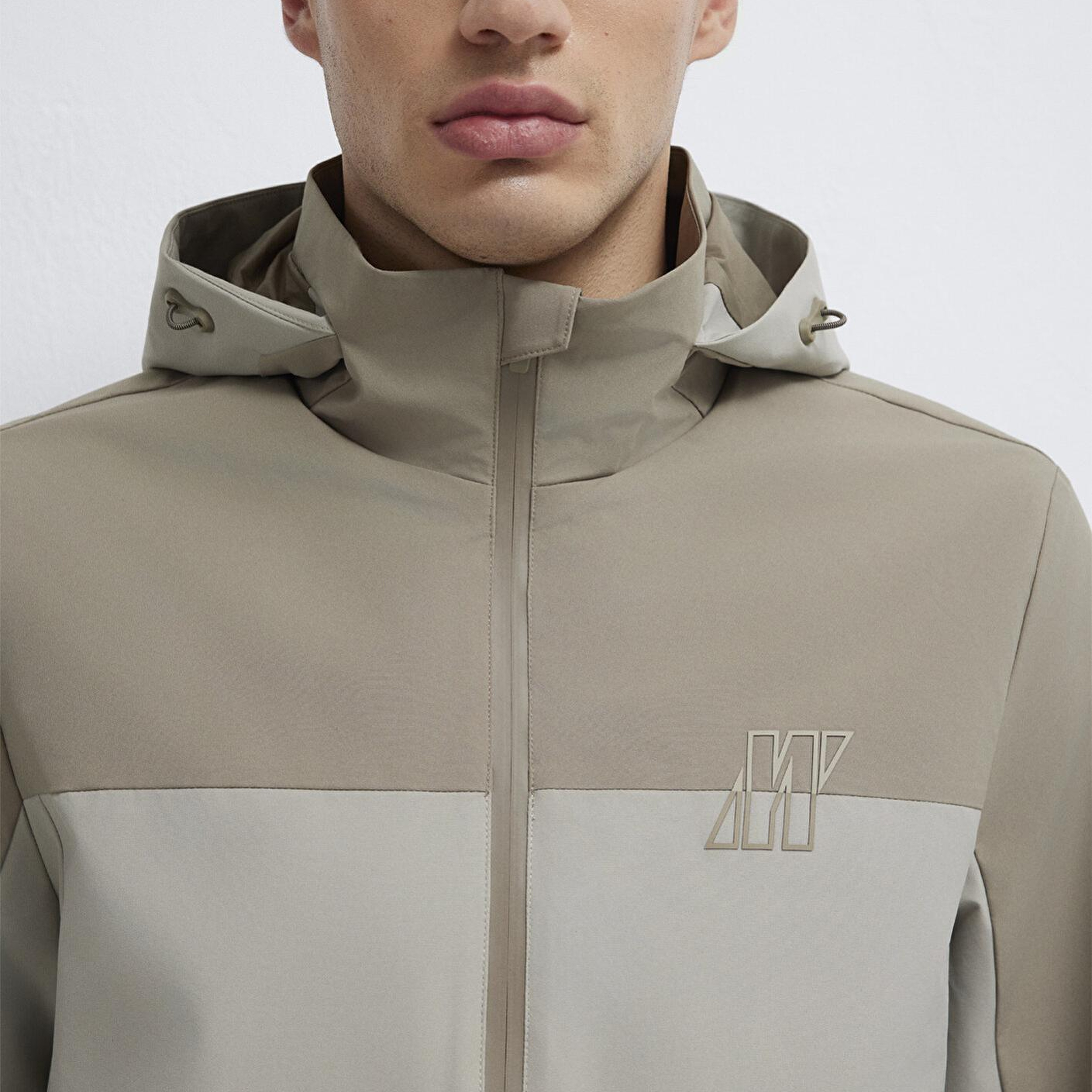 Mavi Su İtici Kapüşonlu Haki Ceket Loose Fit / Bol Rahat Kesim 0110792-70154