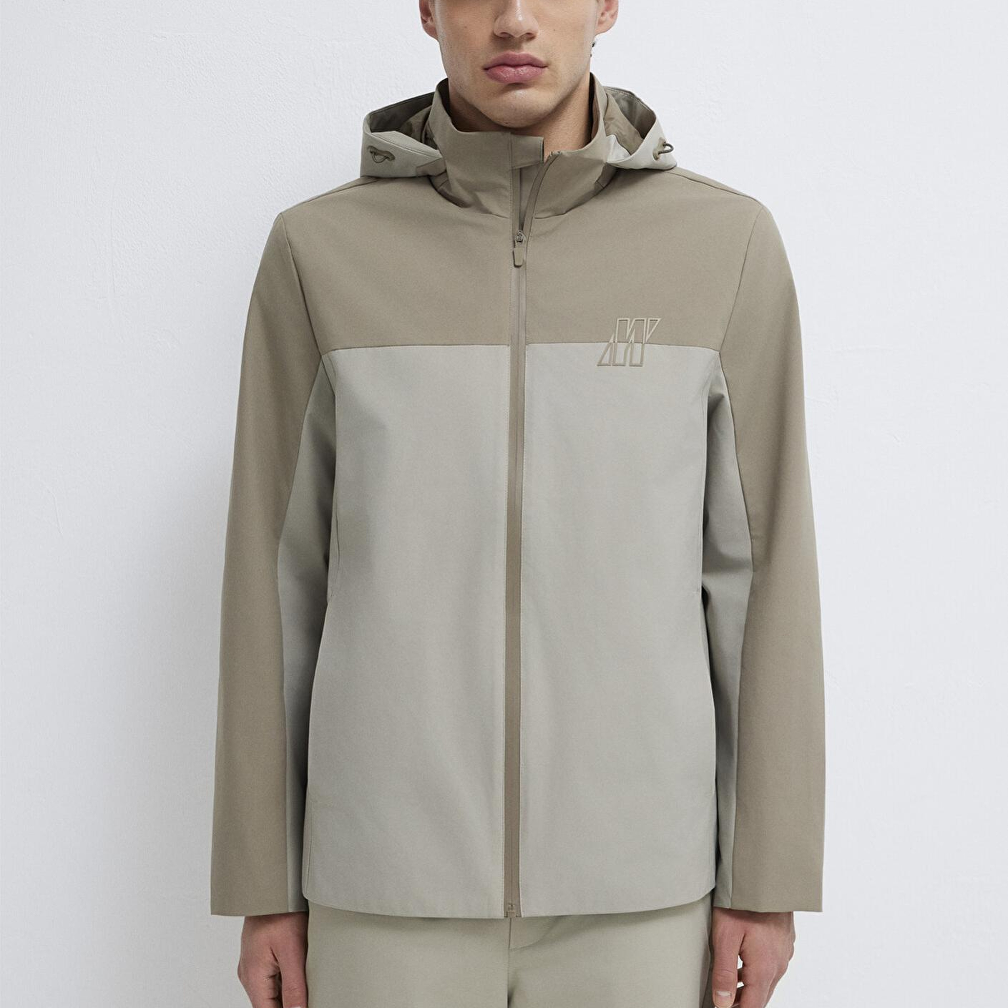 Mavi Su İtici Kapüşonlu Haki Ceket Loose Fit / Bol Rahat Kesim 0110792-70154