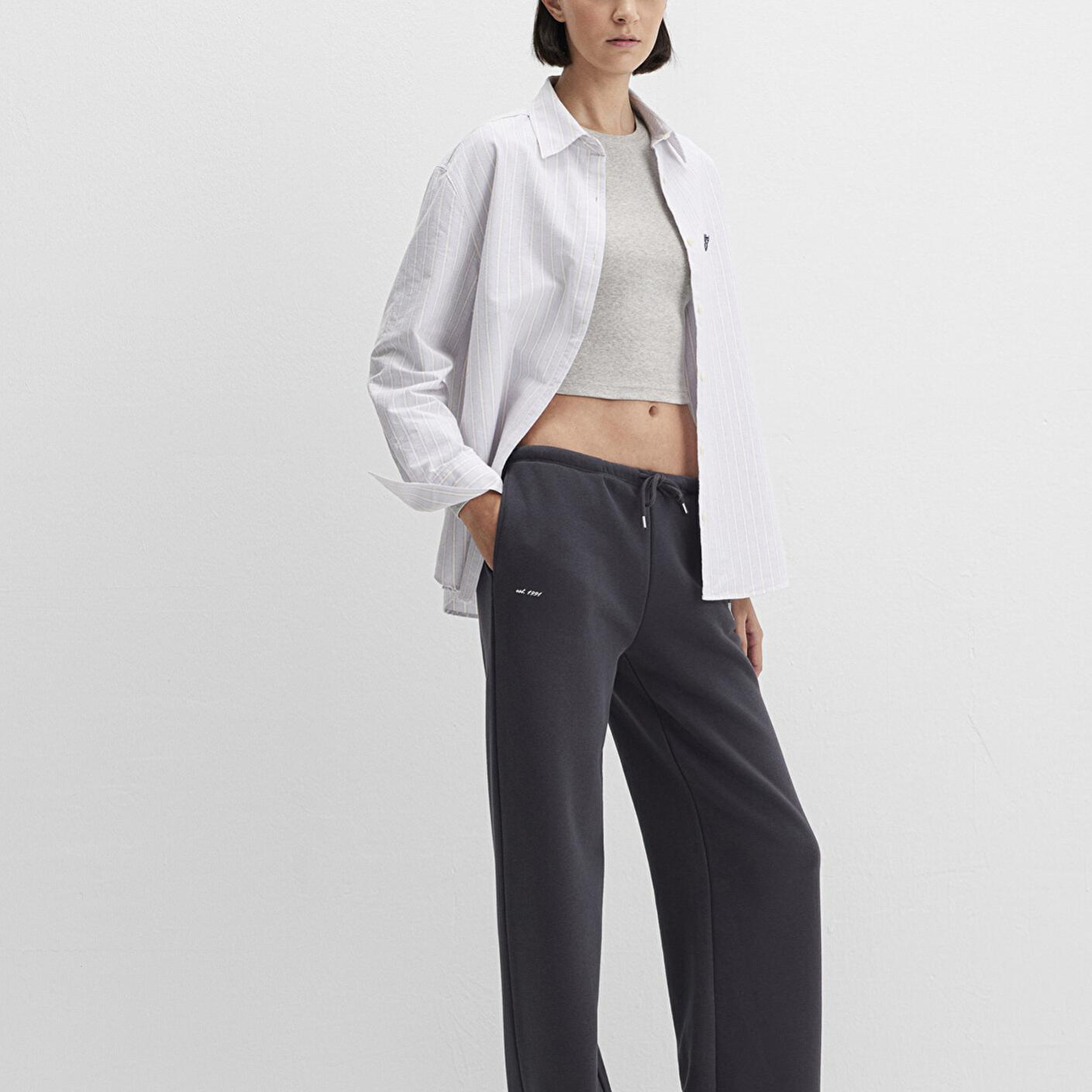 Mavi Mavi Logo Baskılı Antrasit Eşofman Altı 1011124-70087