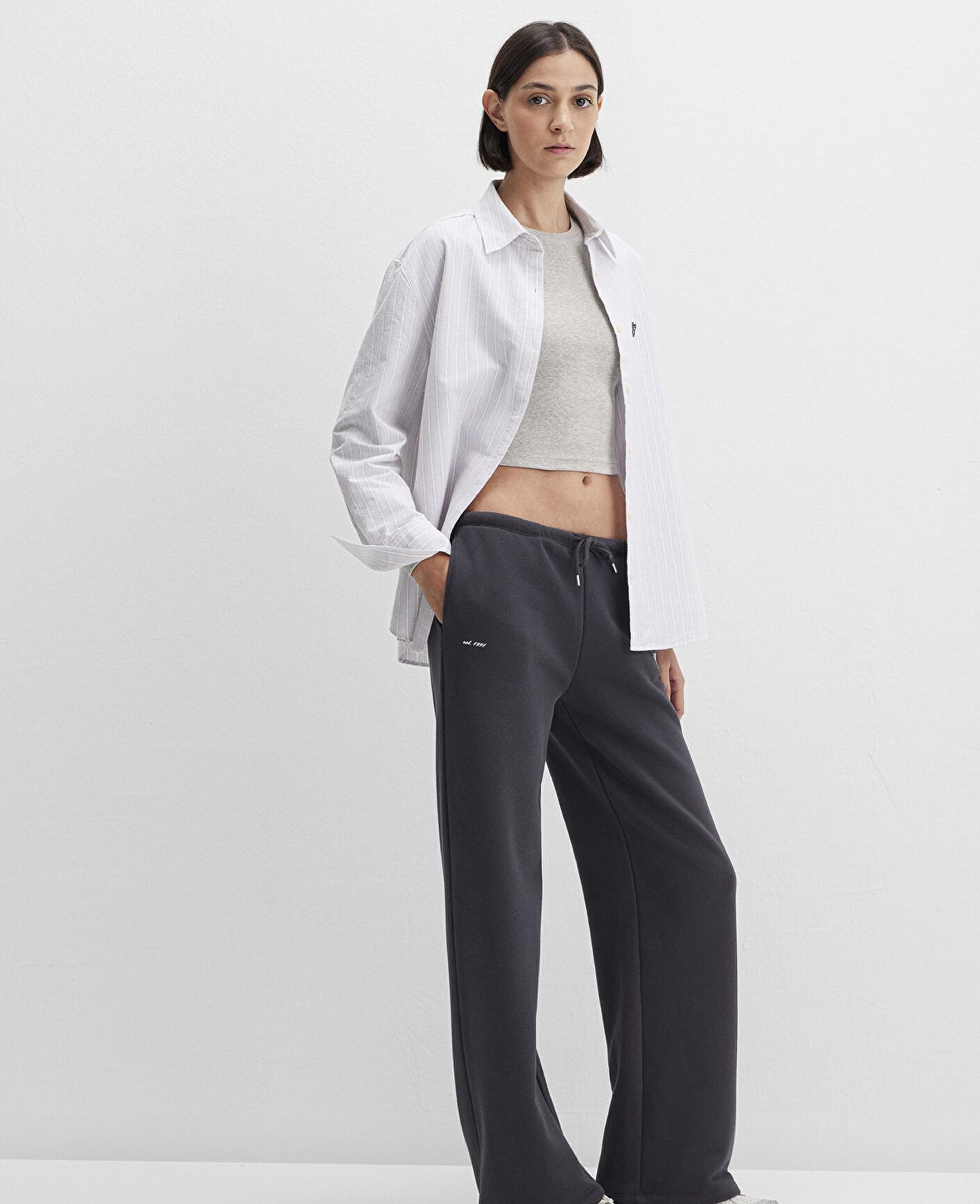 Mavi Mavi Logo Baskılı Antrasit Eşofman Altı 1011124-70087