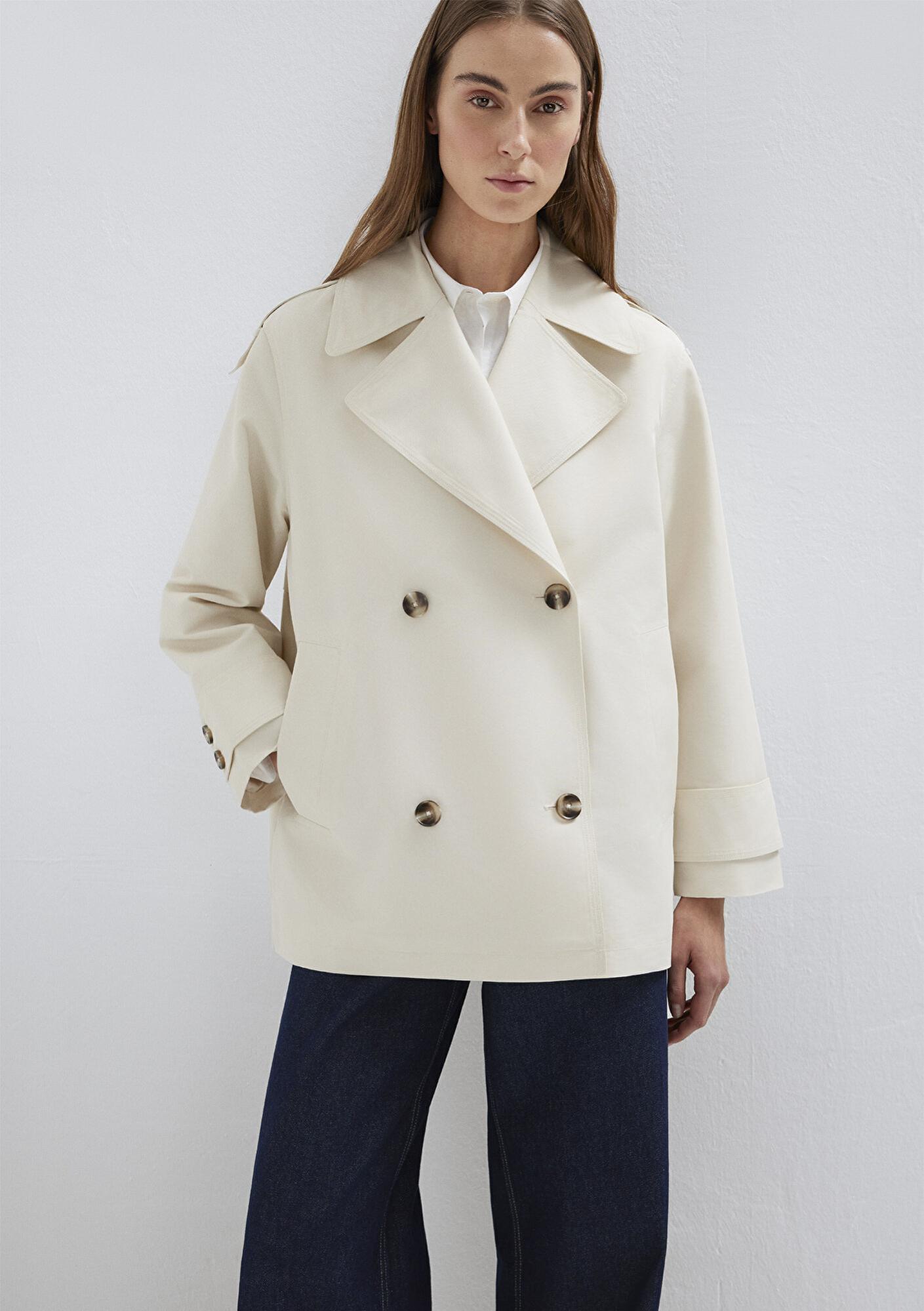 Mavi Ekru Trençkot 1110807-70056