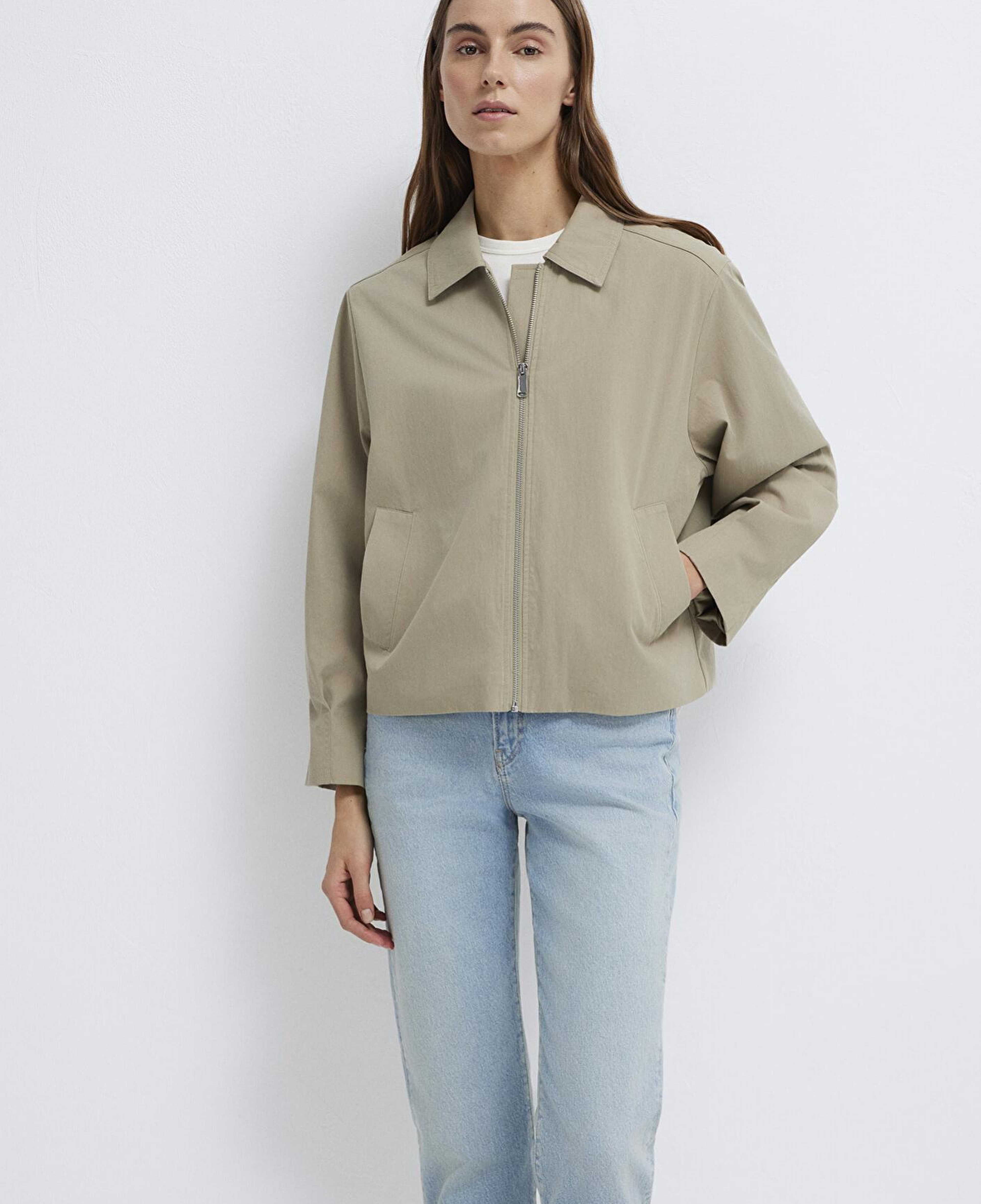 Mavi Haki Ceket Oversize / Geniş Kesim 1110821-70354