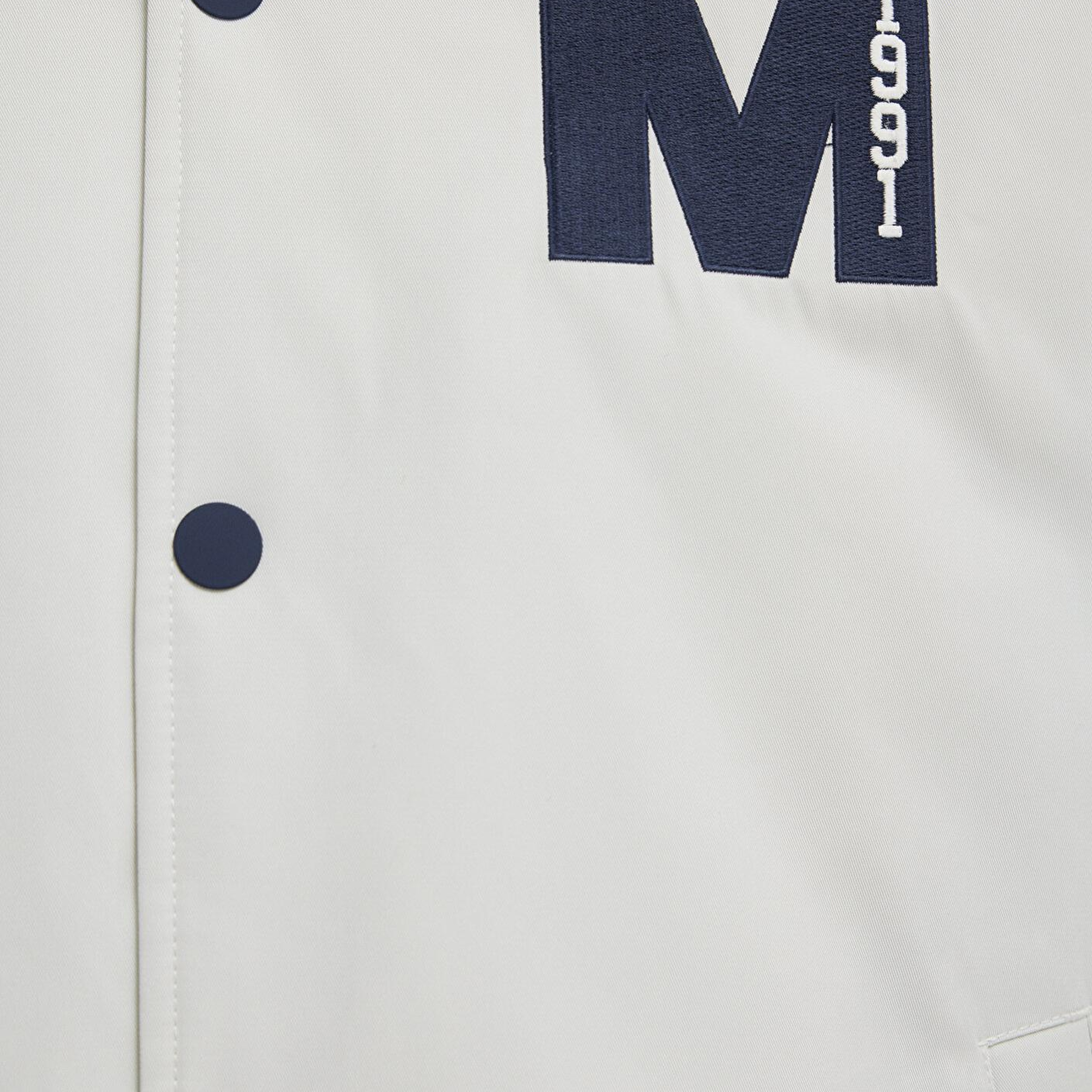 Mavi M Nakış Detaylı Ekru Ceket Loose Fit / Bol Rahat Kesim 0110768-86412