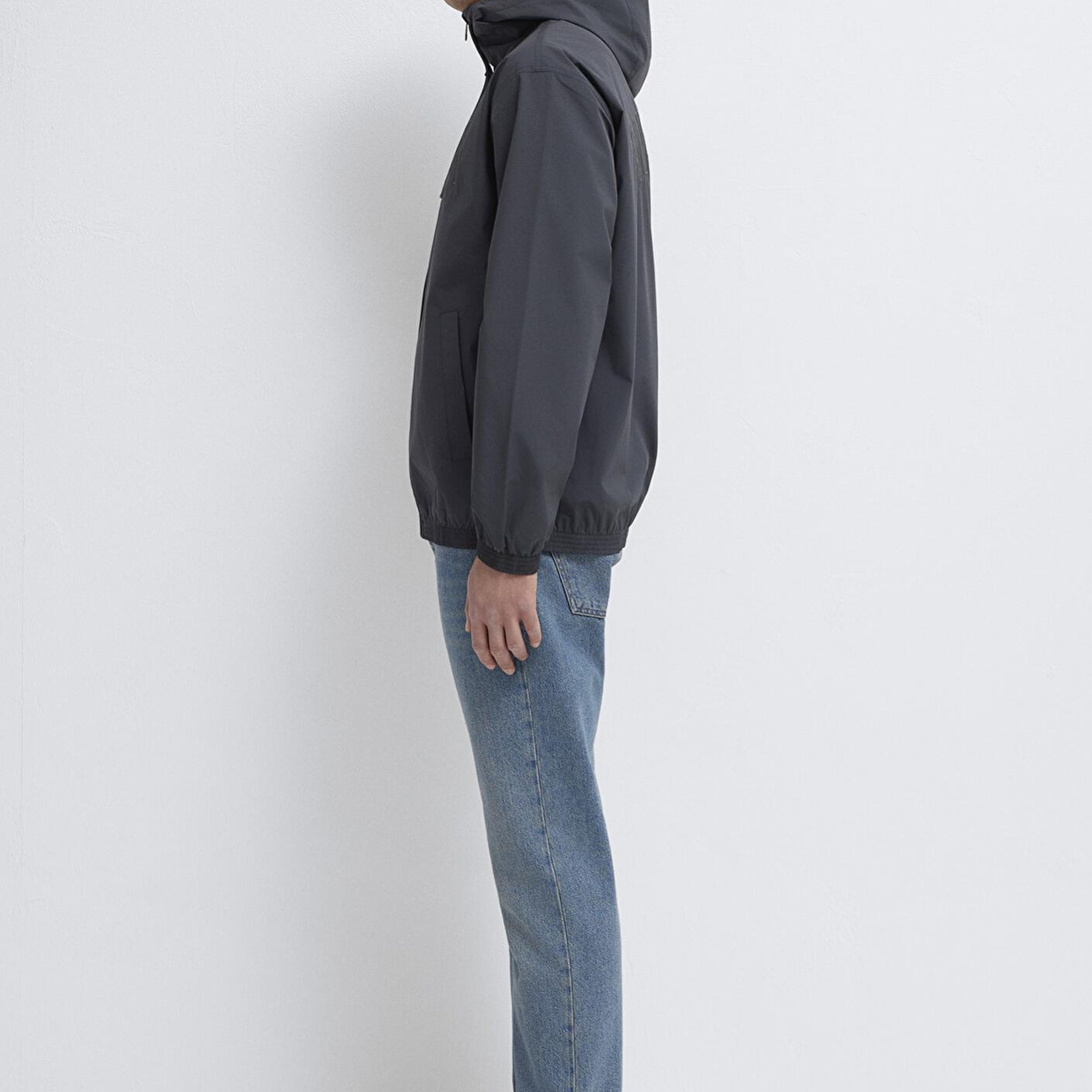 Mavi MVJNS Baskılı Antrasit Ceket Oversize / Geniş Kesim 0110755-89939