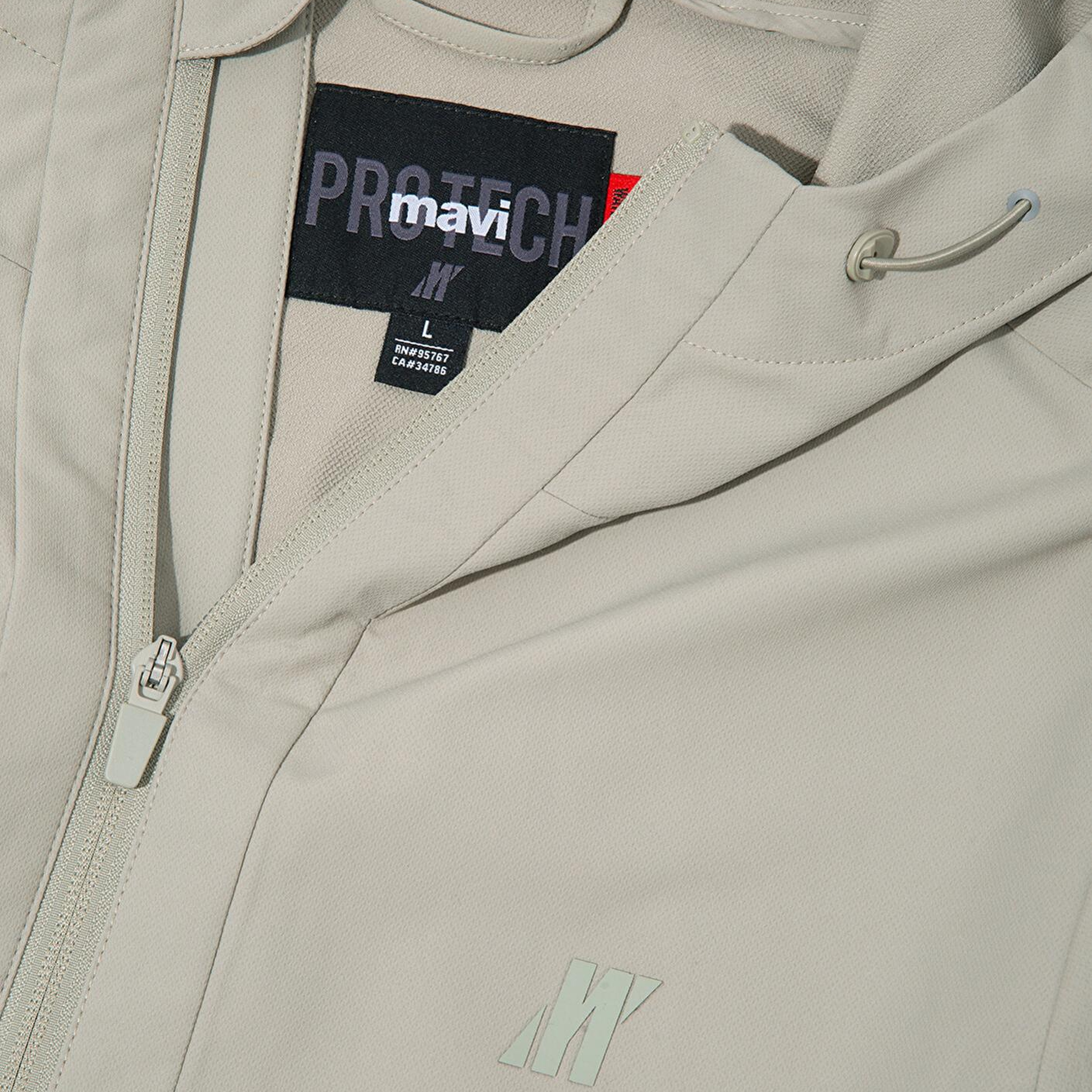 Mavi Kapüşonlu Açık Yeşil Ceket Regular Fit / Normal Kesim 0110764-70154