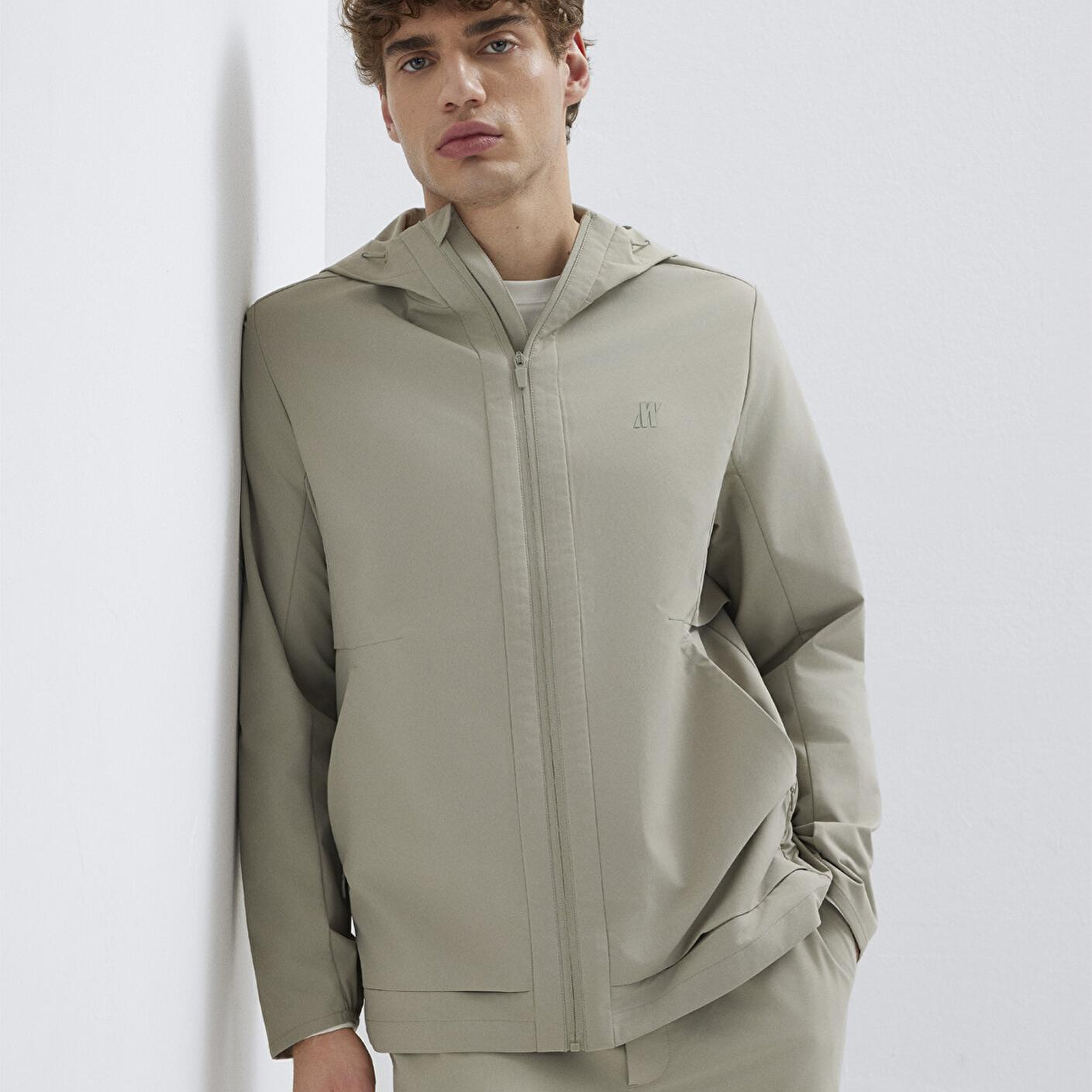 Mavi Kapüşonlu Açık Yeşil Ceket Regular Fit / Normal Kesim 0110764-70154