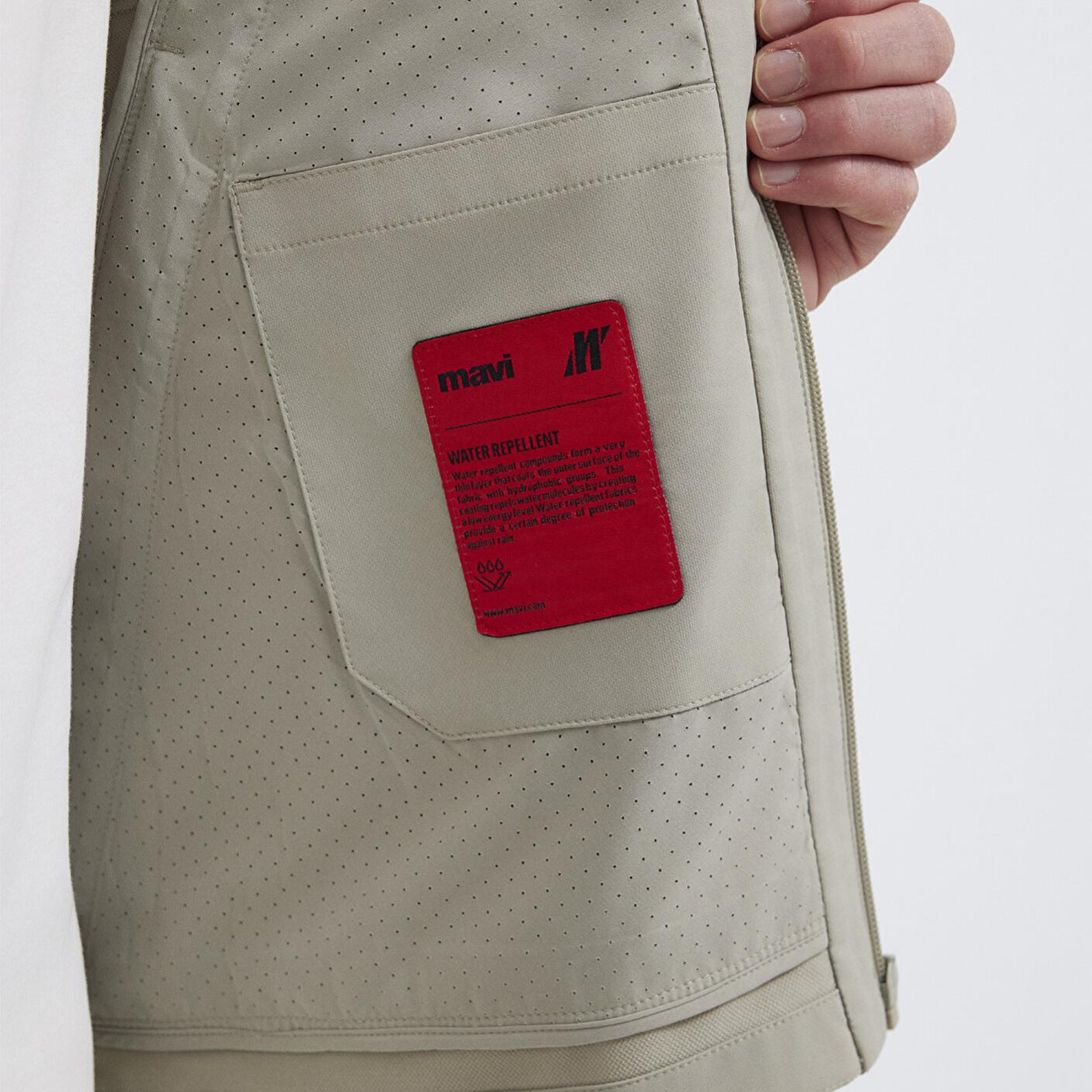 Mavi Kapüşonlu Açık Yeşil Ceket Regular Fit / Normal Kesim 0110764-70154