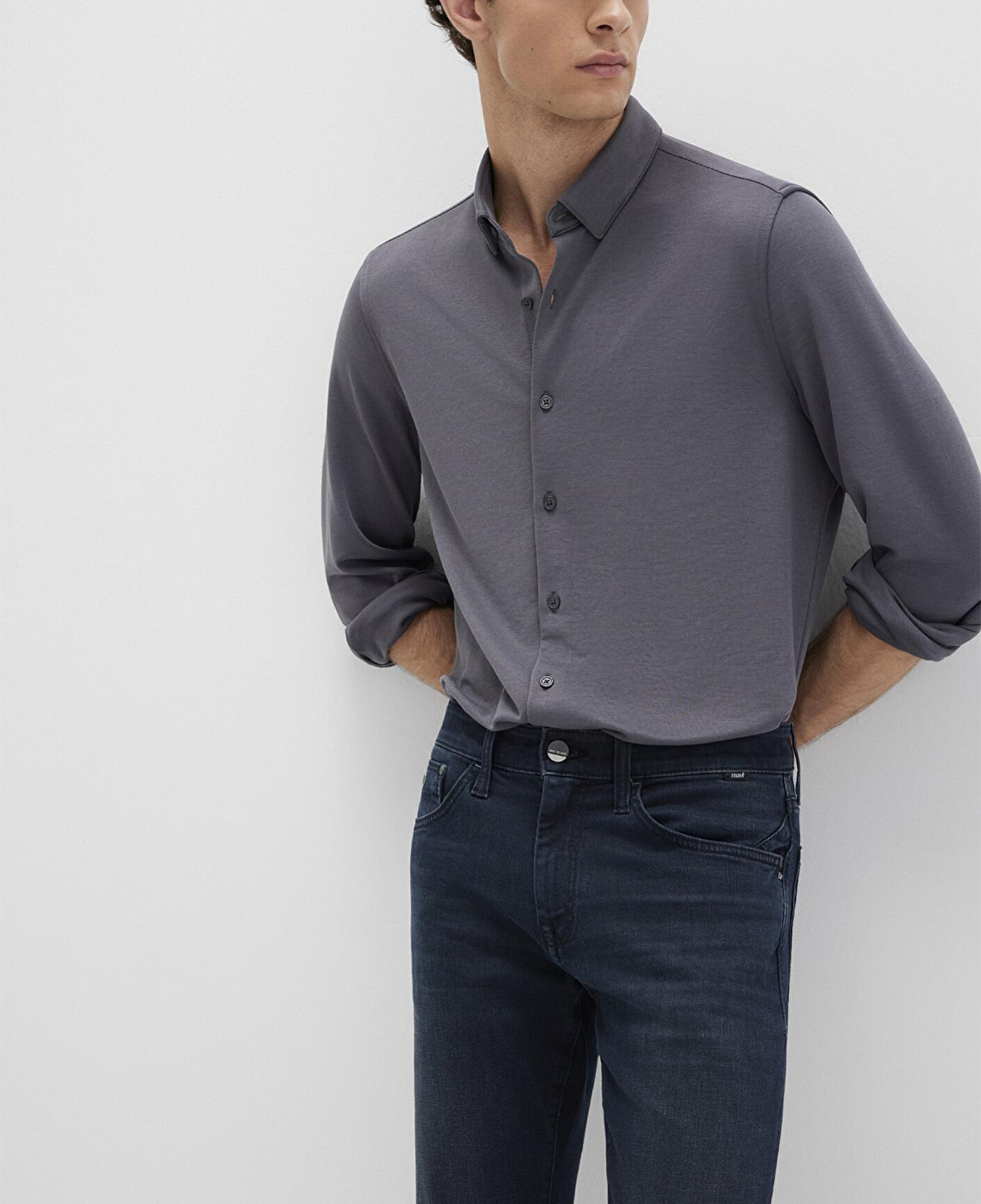 Mavi Mavi Black Gri Gömlek Slim Fit / Dar Kesim 0211908-85309