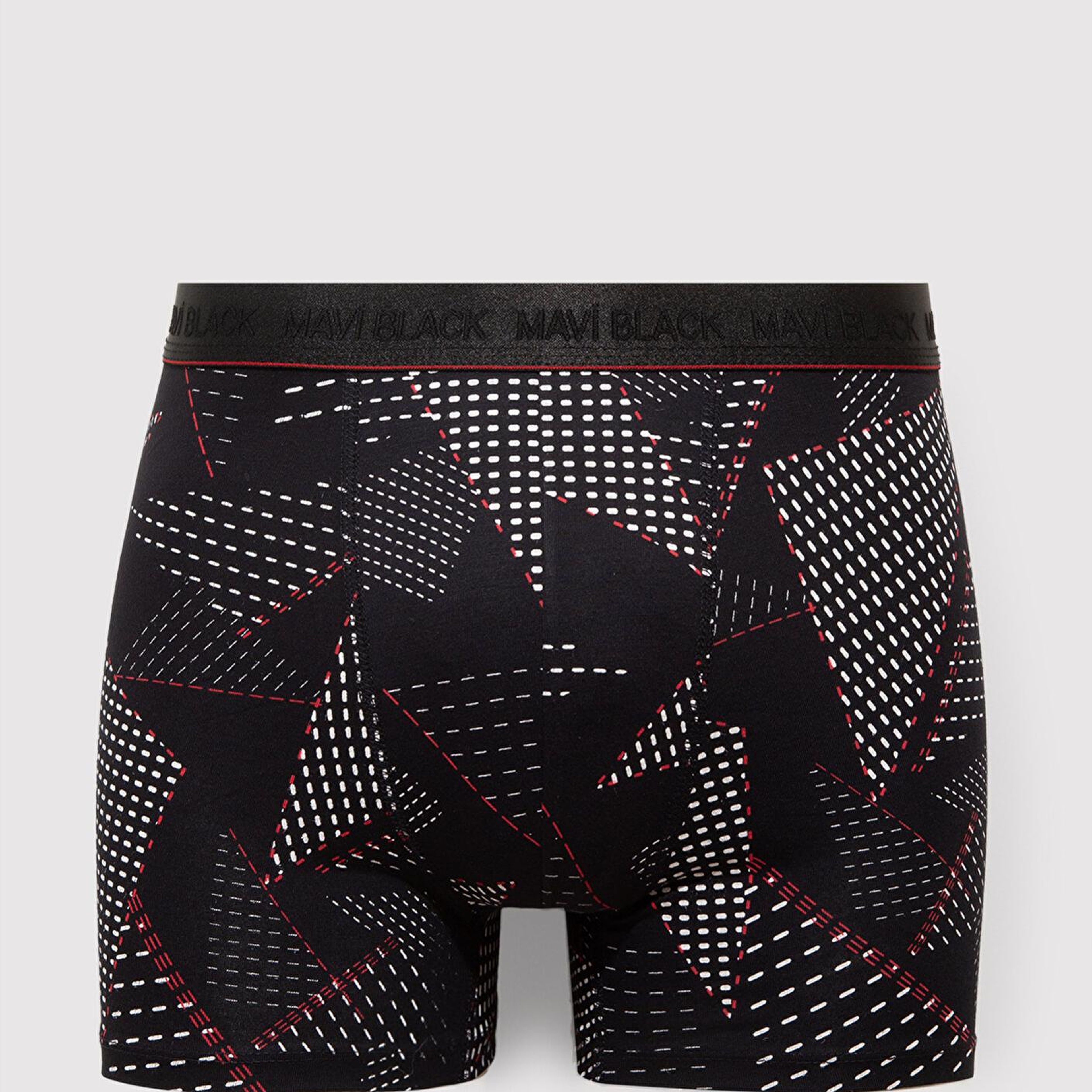 Mavi Baskılı Siyah Boxer 0912177-900