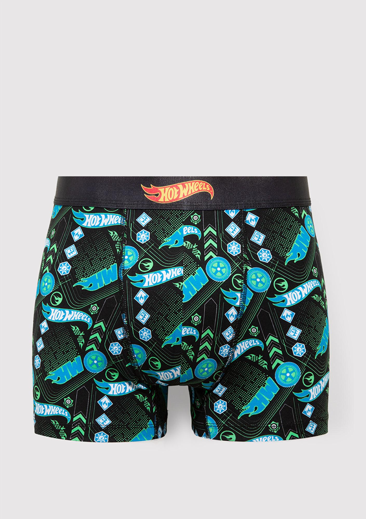 Mavi Hot Wheels Baskılı Boxer 0912188-900