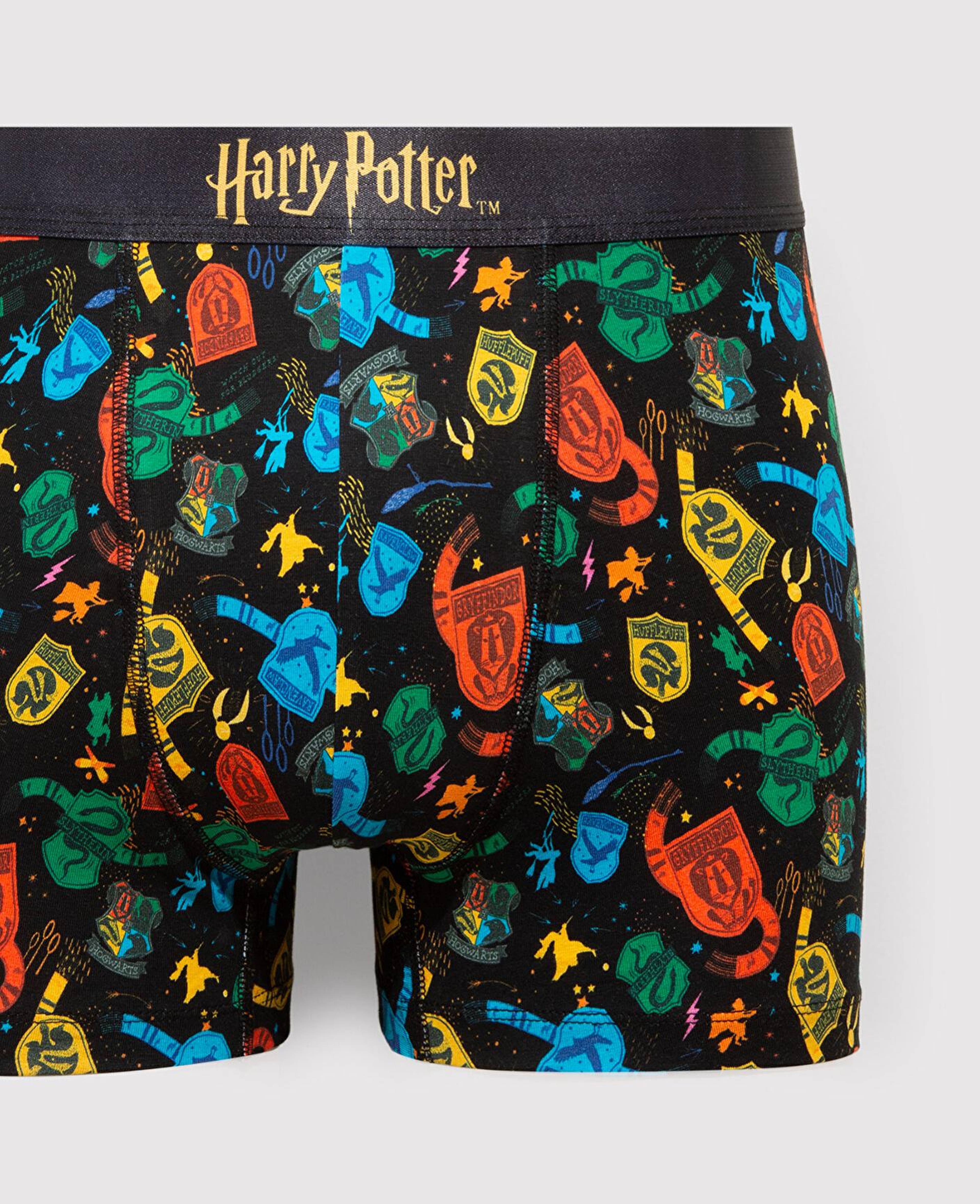 Mavi Harry Potter Baskılı Siyah Boxer 0912218-900