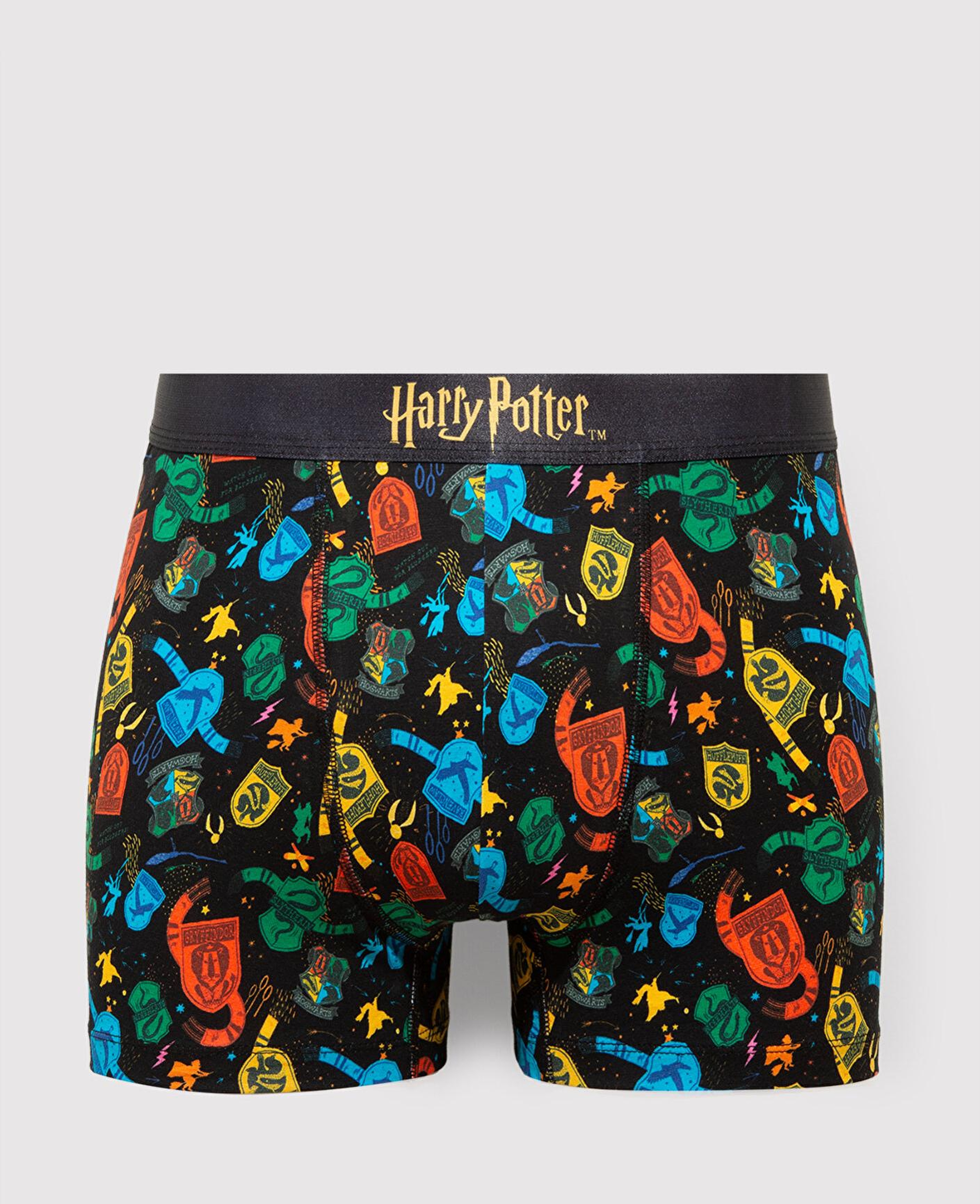Mavi Harry Potter Baskılı Siyah Boxer 0912218-900