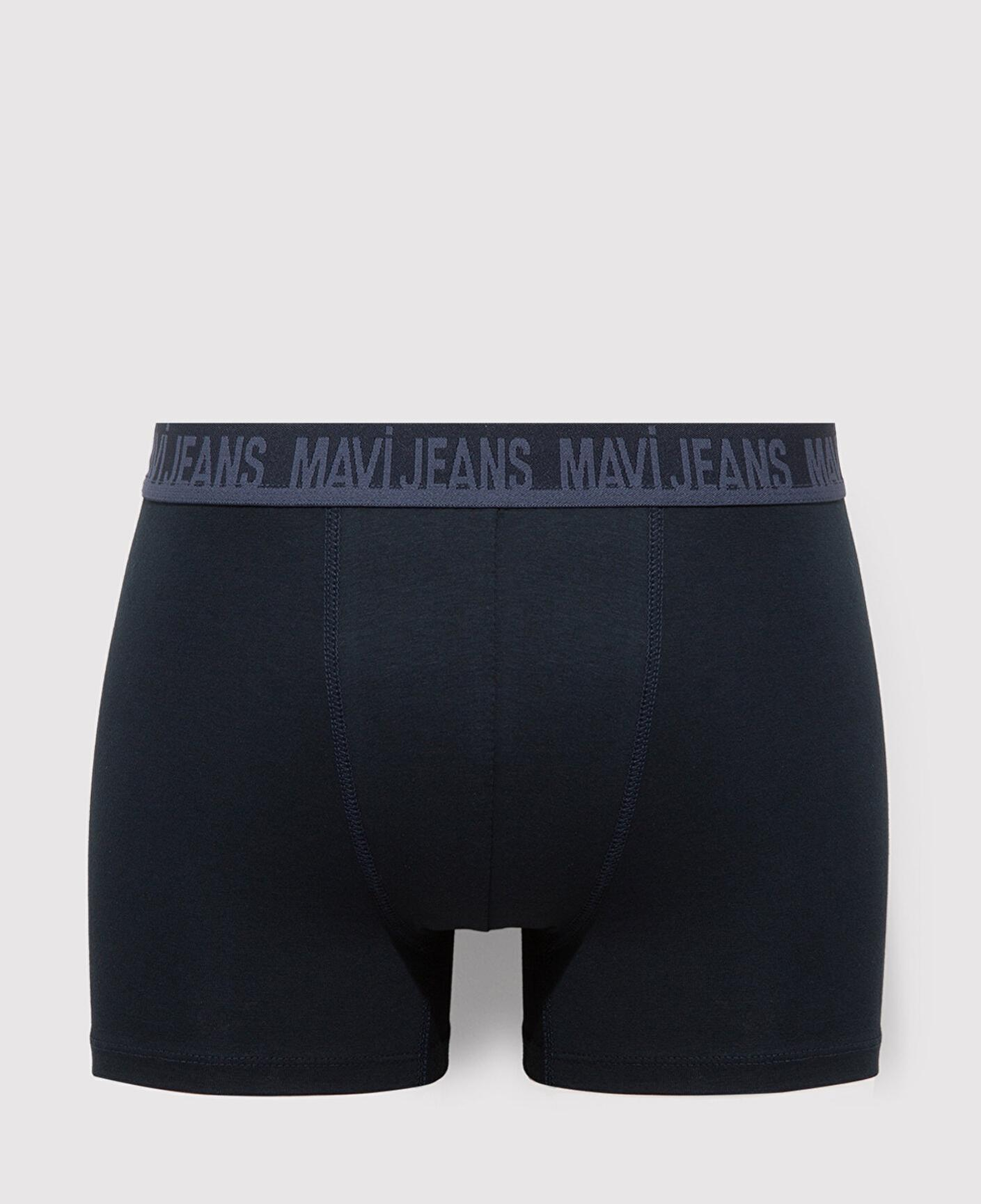 Mavi 3lü Siyah Basic Boxer 0912221-900